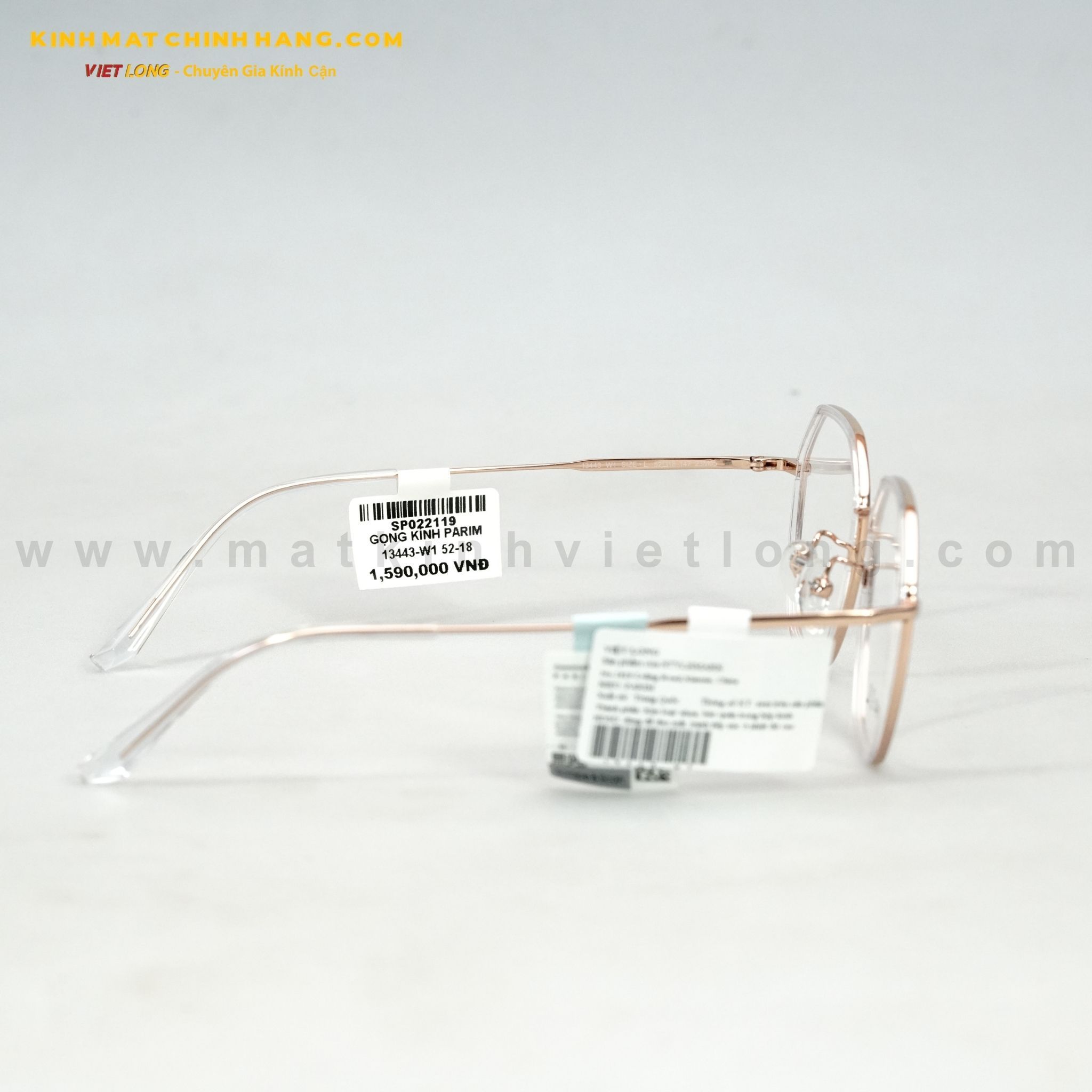  GỌNG KÍNH PARIM 13443-W1 52-18 