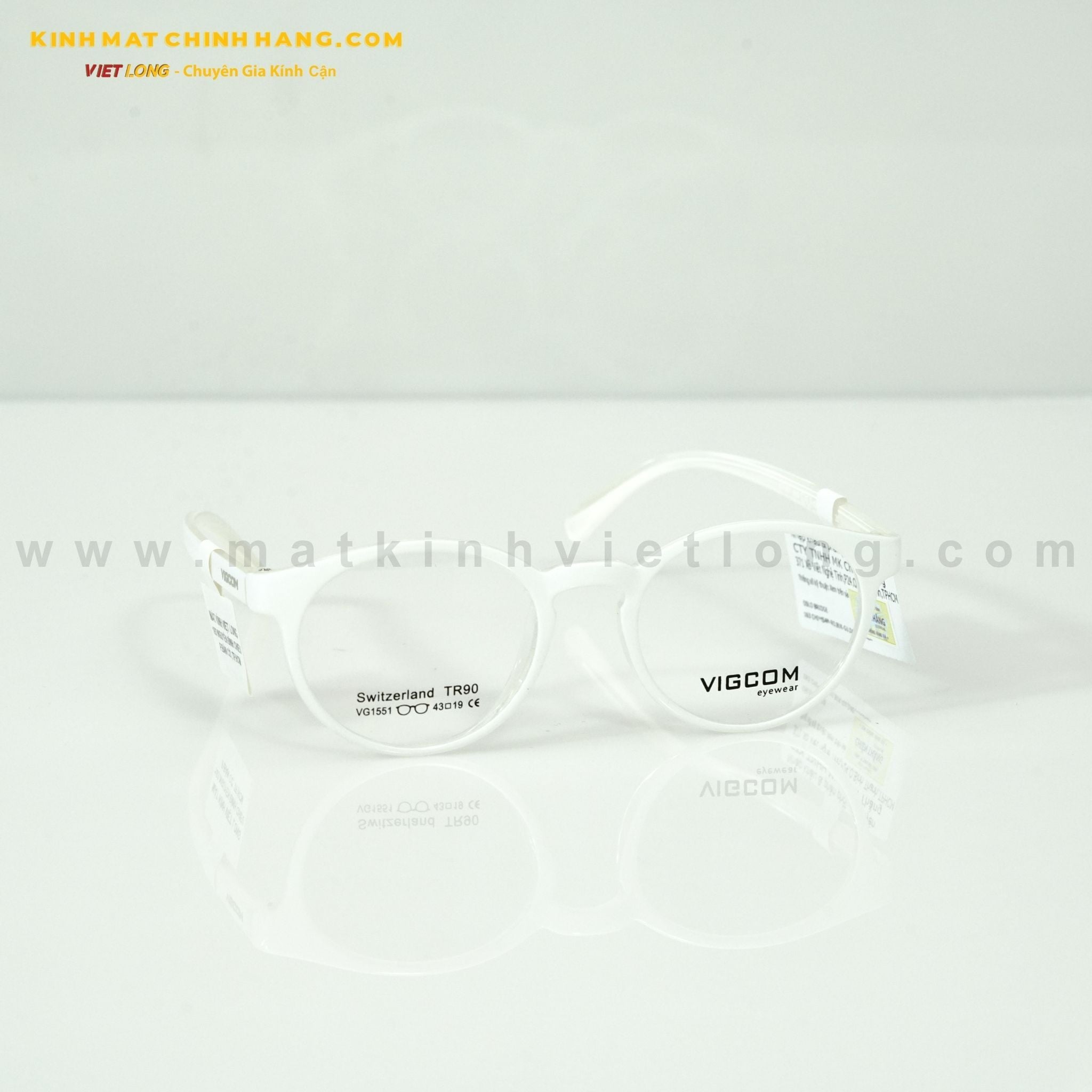  GỌNG KÍNH VIGCOM VG1551-K10 43-19 