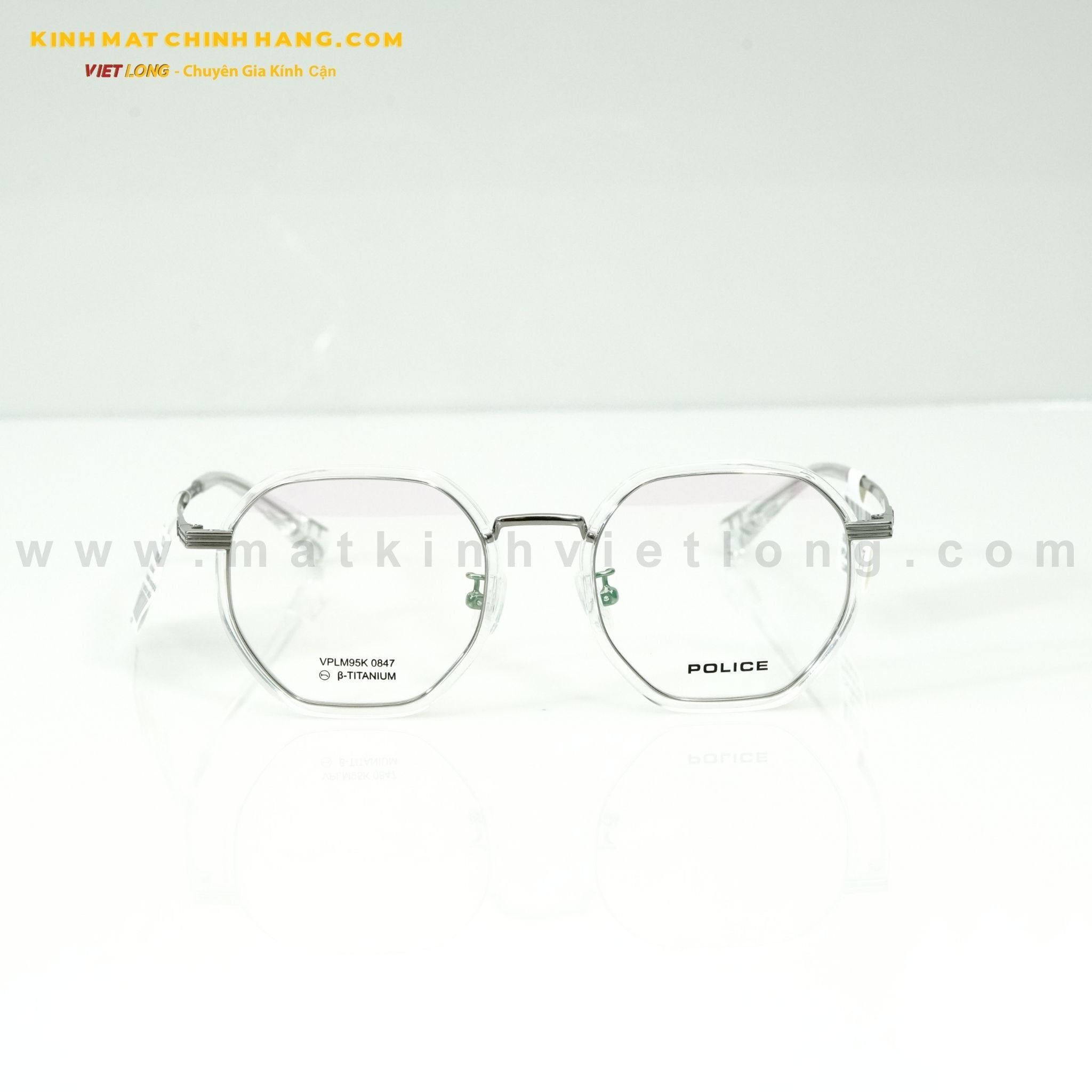  GỌNG KÍNH POLICE VPLM95K-0847 50-20 