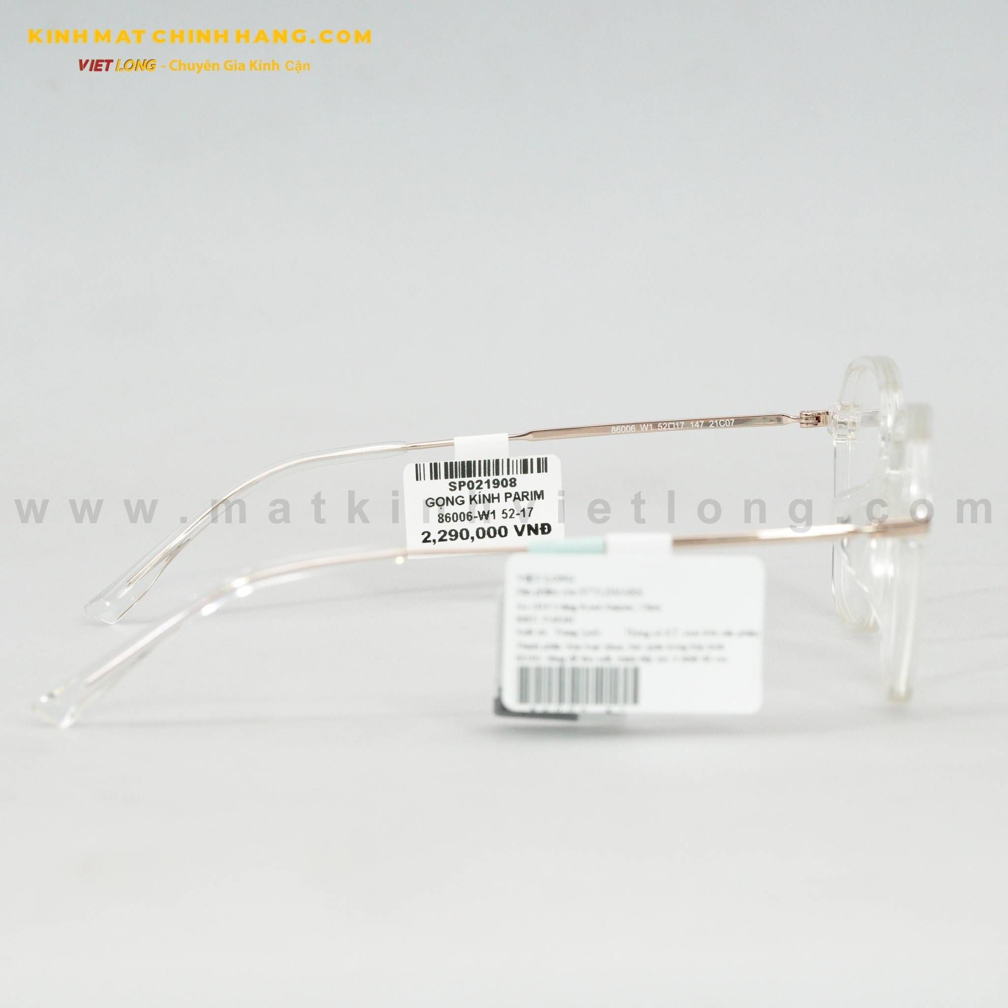 GỌNG KÍNH PARIM 86006-W1 52-17 