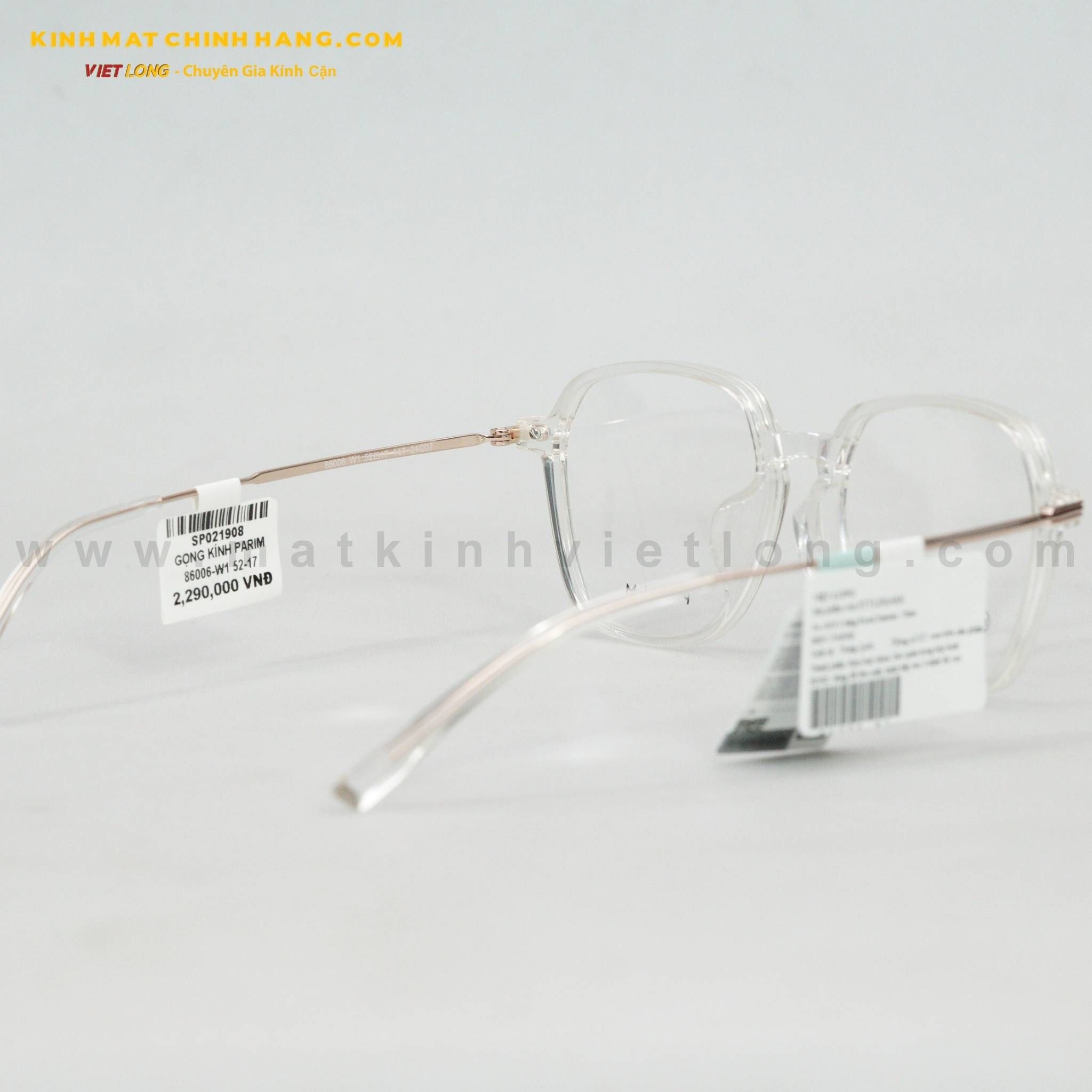  GỌNG KÍNH PARIM 86006-W1 52-17 