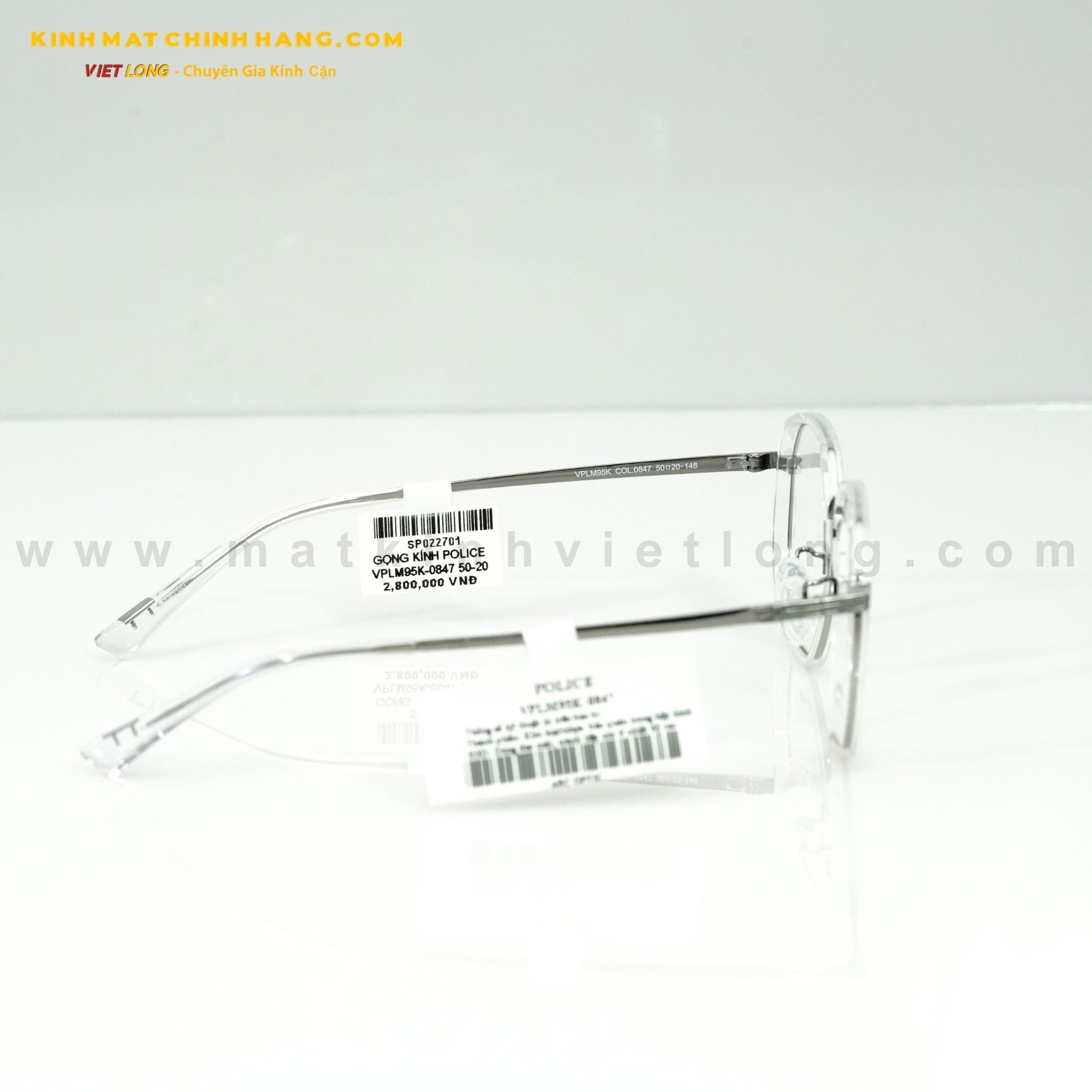  GỌNG KÍNH POLICE VPLM95K-0847 50-20 