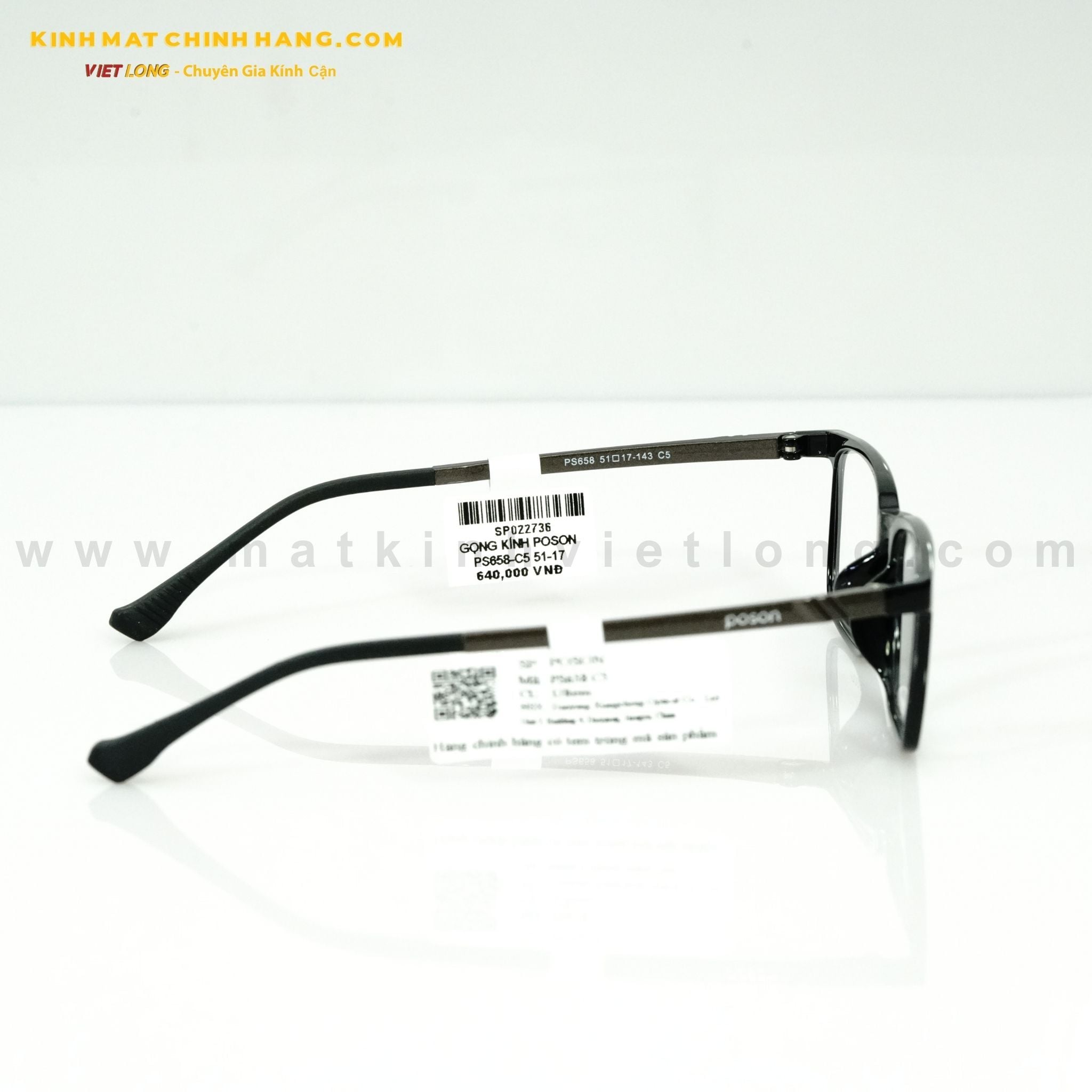  GỌNG KÍNH POSON PS658-C5 51-17 