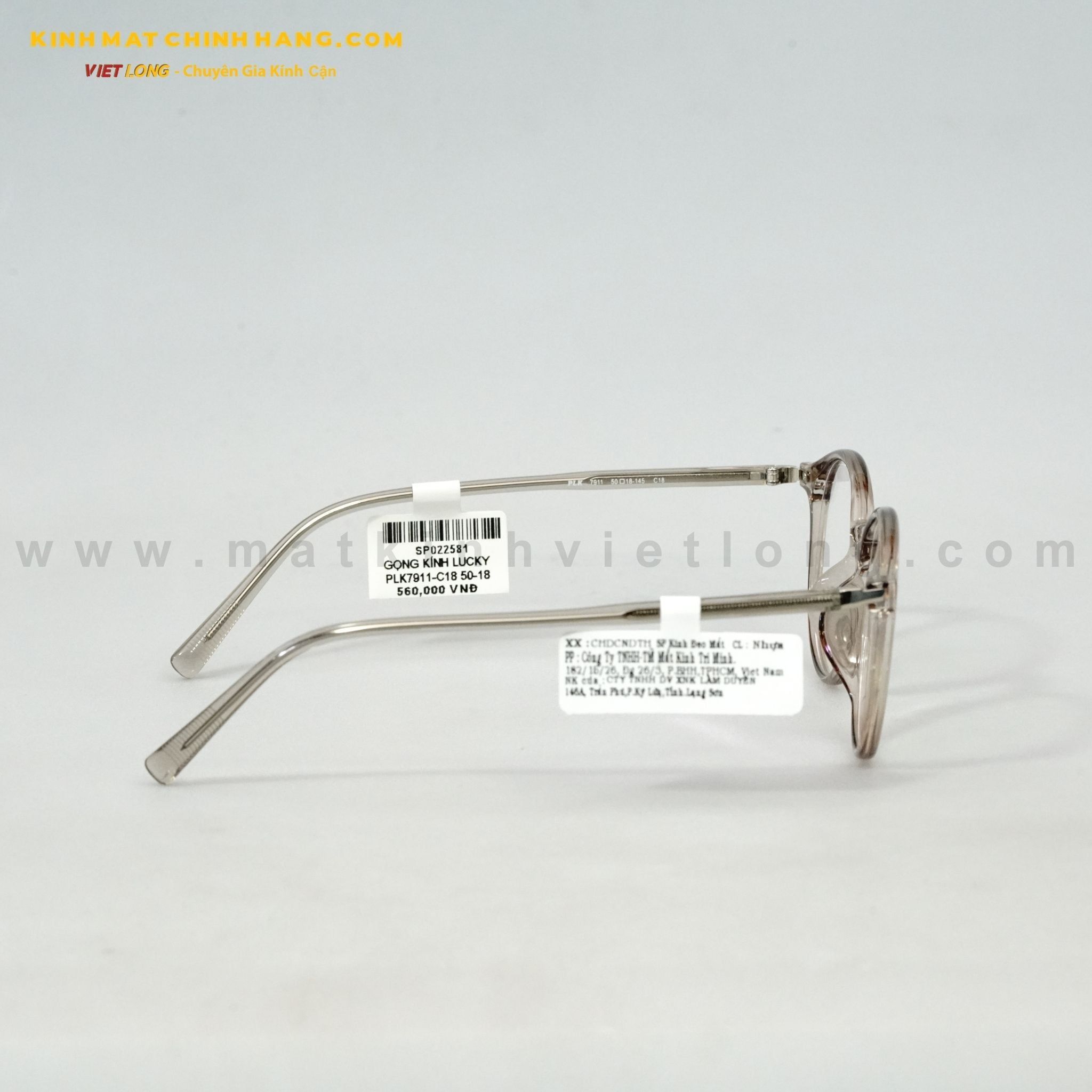  GỌNG KÍNH LUCKY PLK7911-C18 50-18 