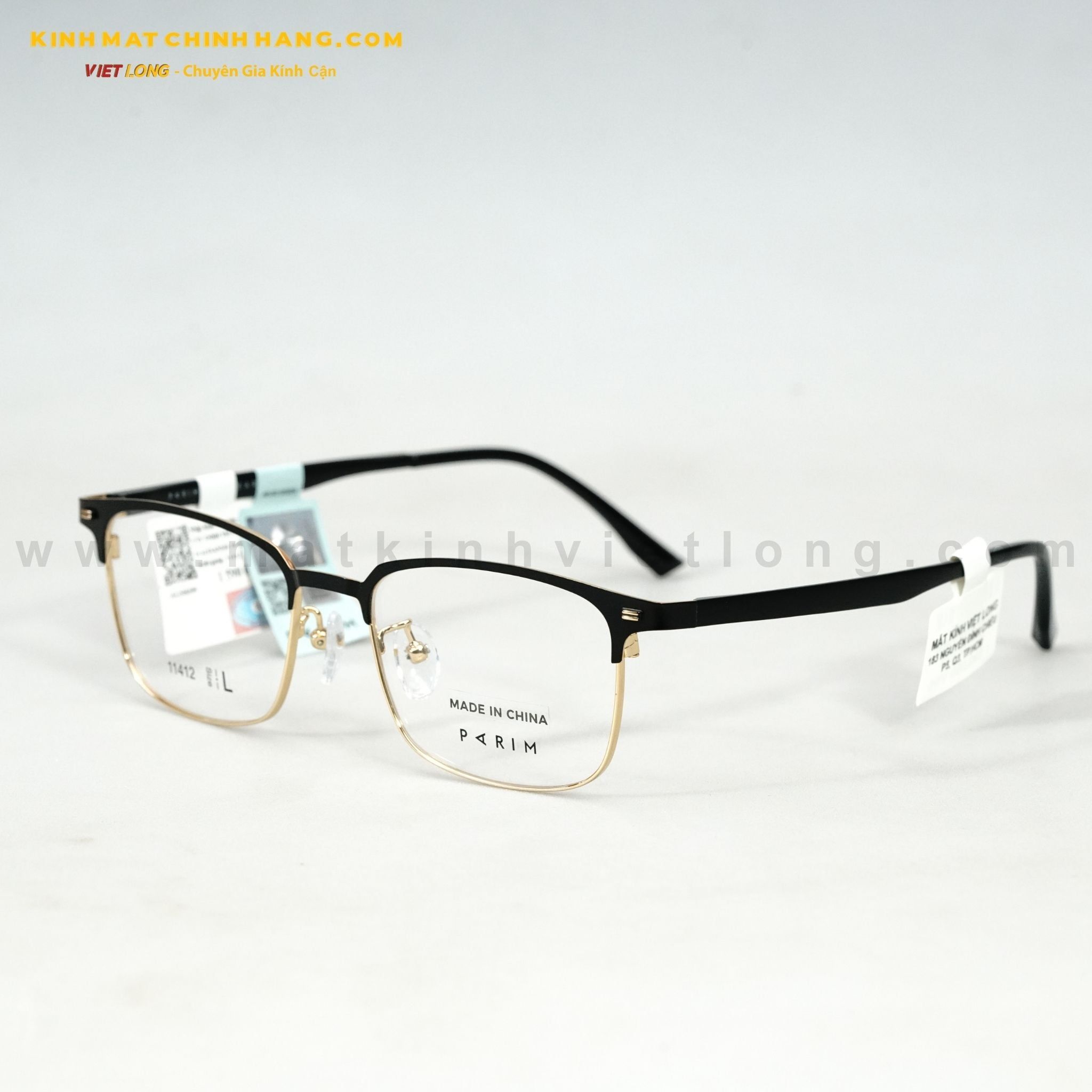  GỌNG KÍNH PARIM 11412-B2 52-18 