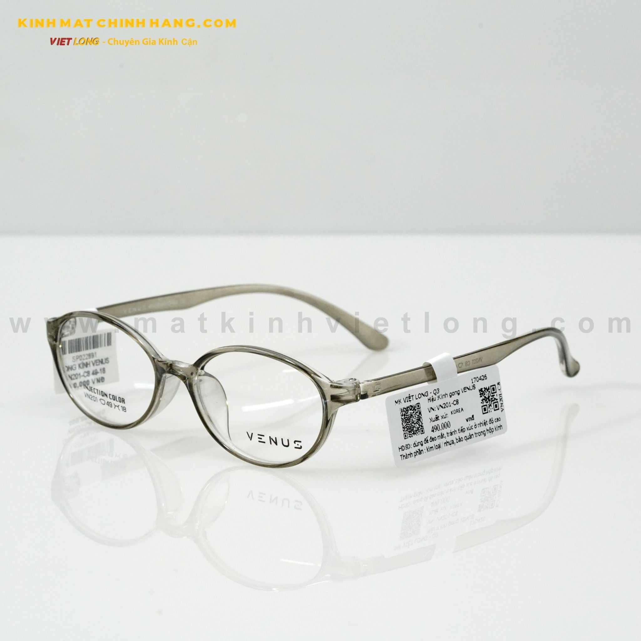 GỌNG KÍNH VENUS VN201-C8 49-18 