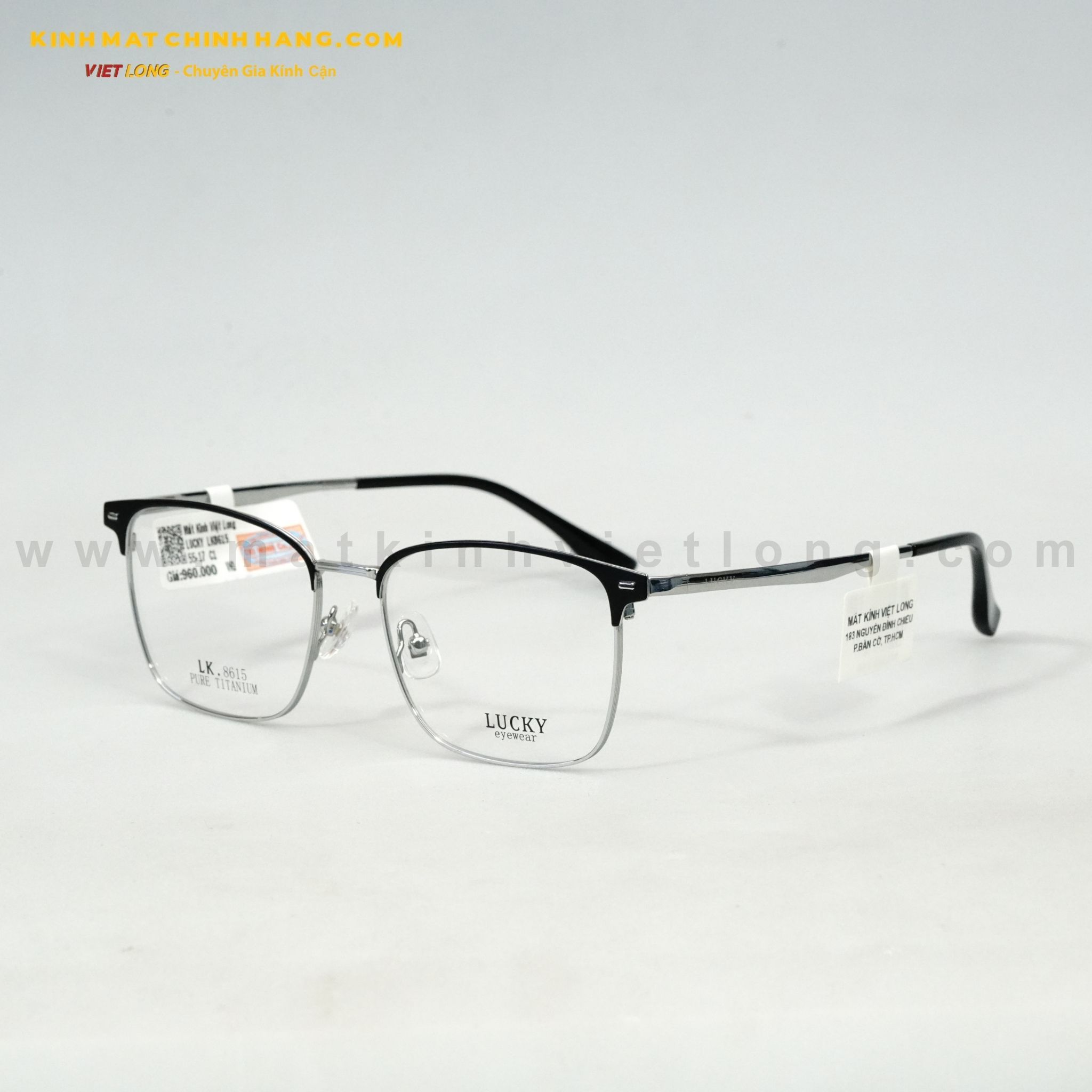  GỌNG KÍNH LUCKY LK8615-C1 55-17 