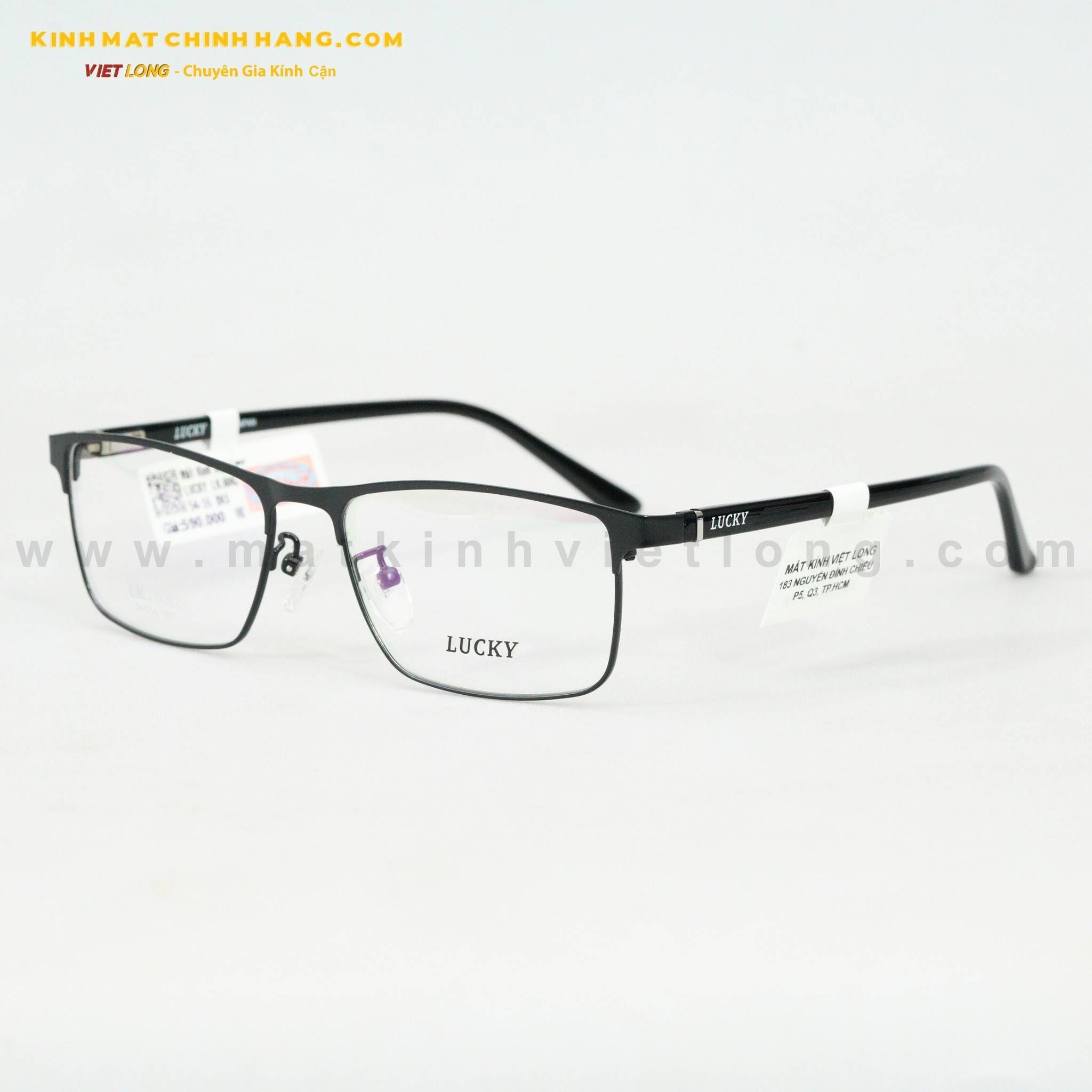  GỌNG KÍNH LUCKY LK6062-BKS 54-16 