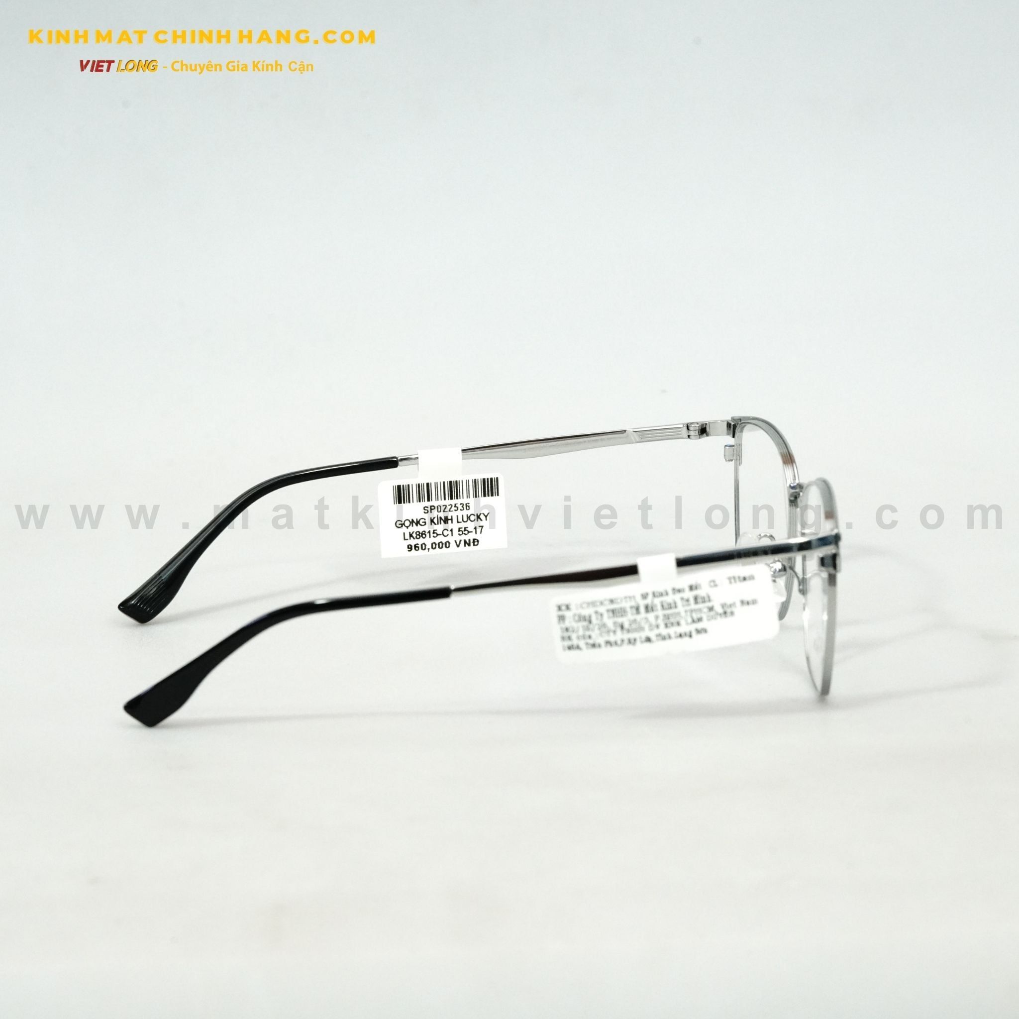  GỌNG KÍNH LUCKY LK8615-C1 55-17 