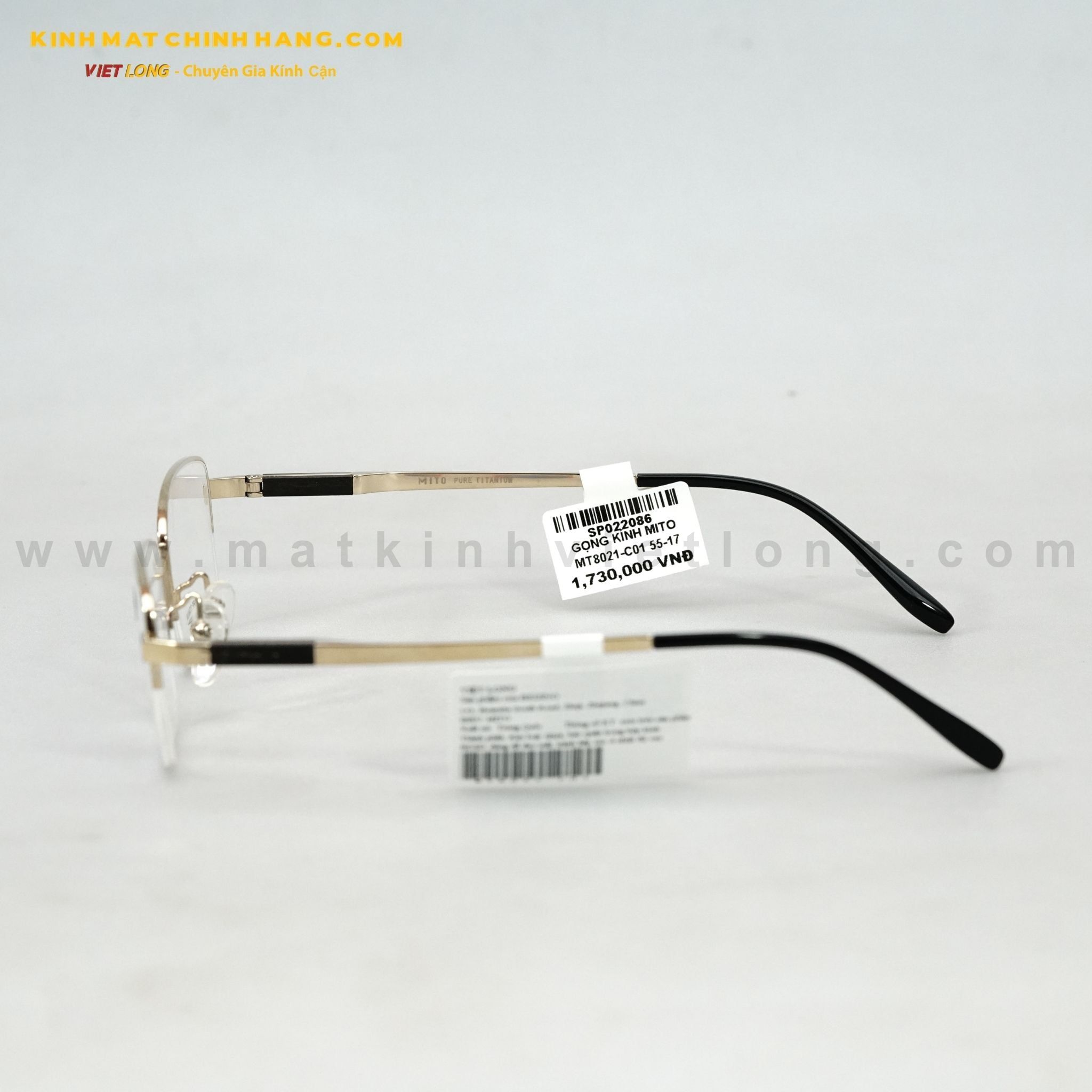  GỌNG KÍNH MITO MT8021-C01 55-17 