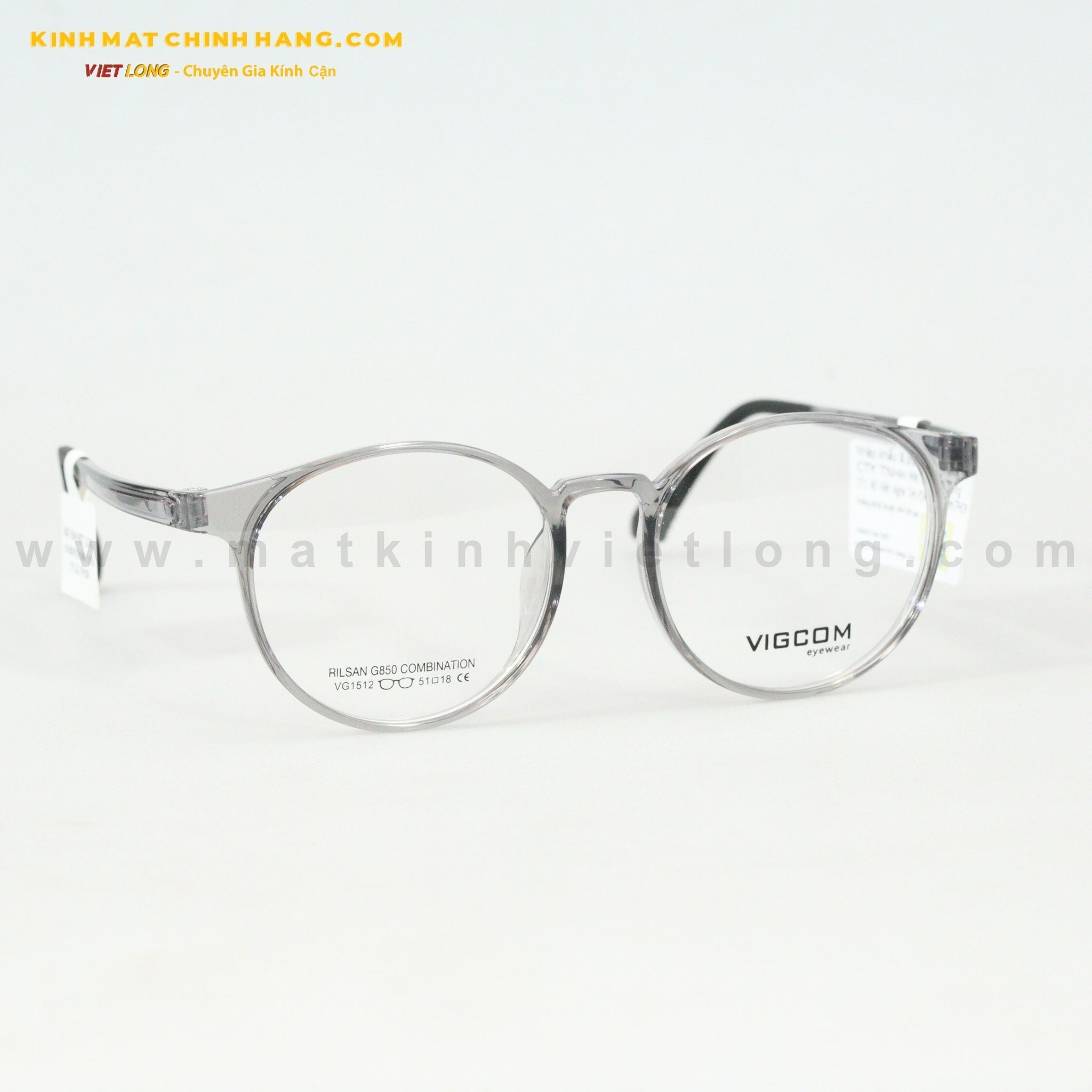  GỌNG KÍNH VIGCOM VG1512-R8 51-18 