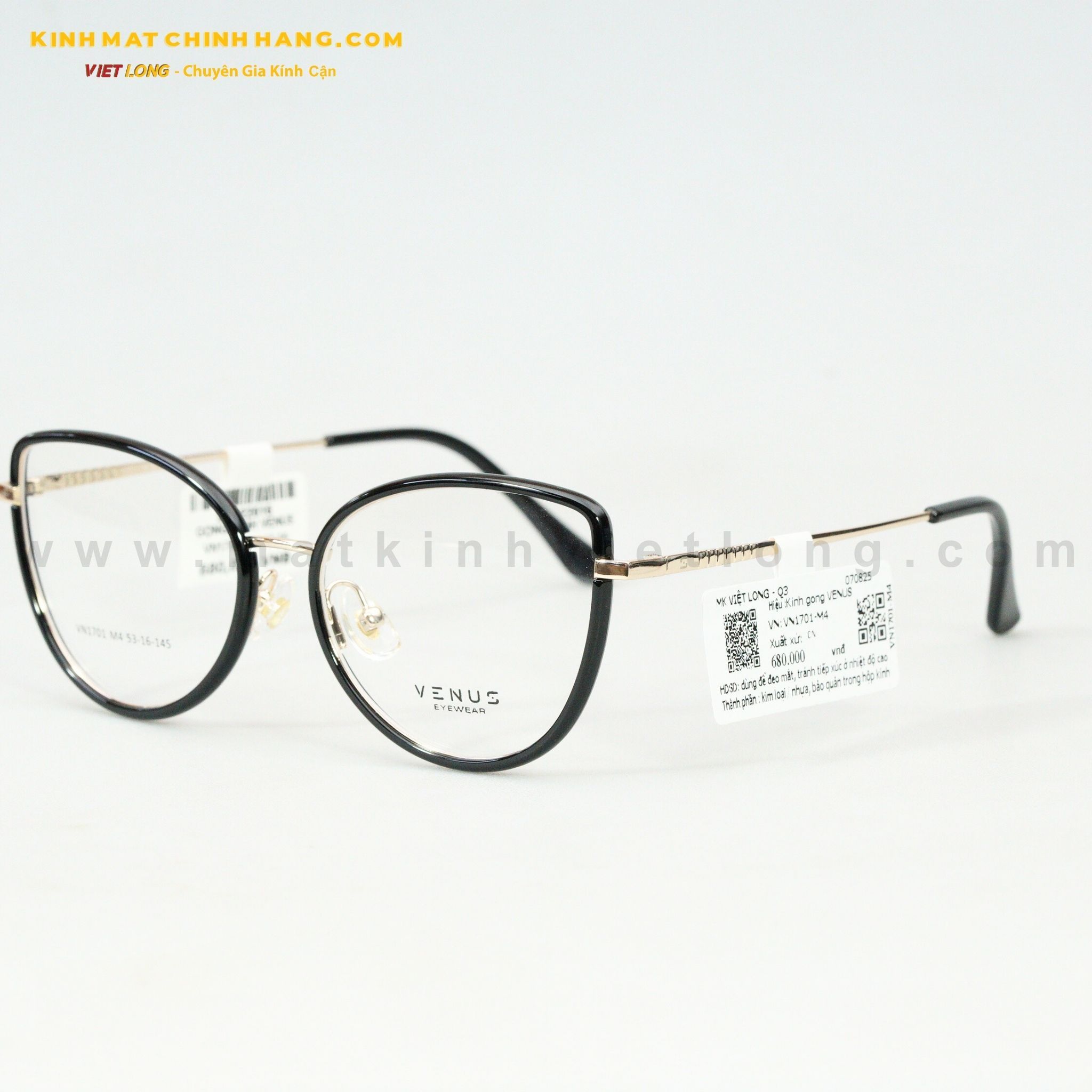  GỌNG KÍNH VENUS VN1701-M4 53-16 