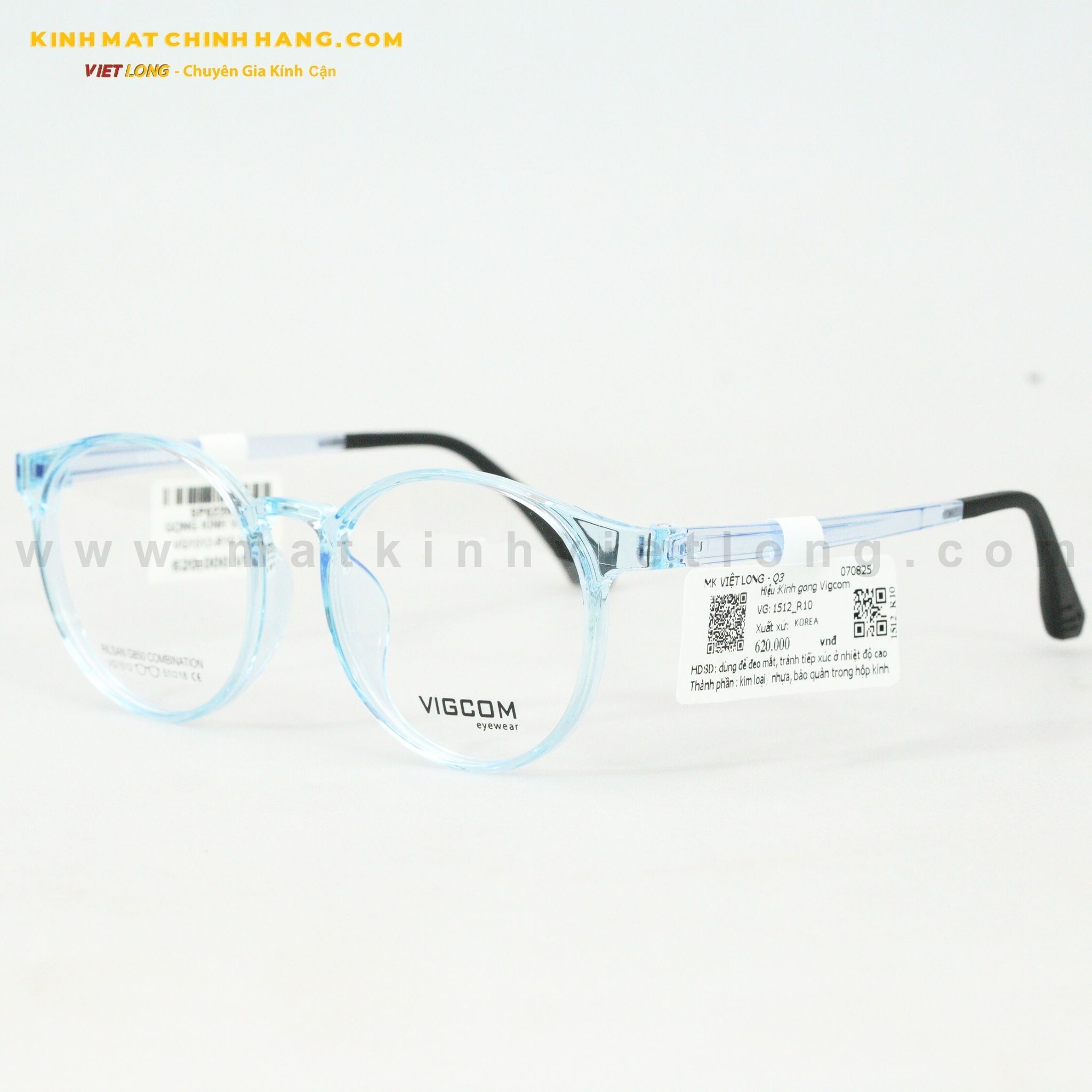  GỌNG KÍNH VIGCOM VG1512-R10 51-18 