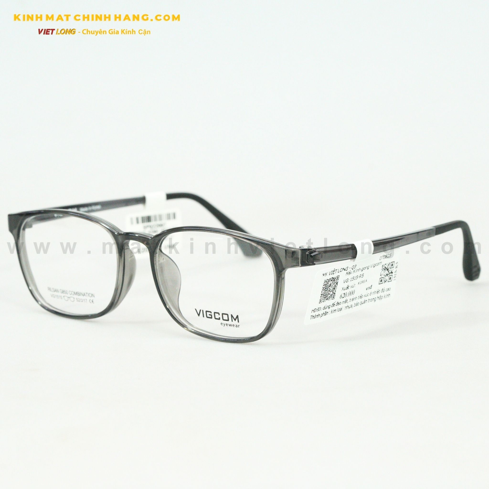  GỌNG KÍNH VIGCOM VG1515-R5 52-17 