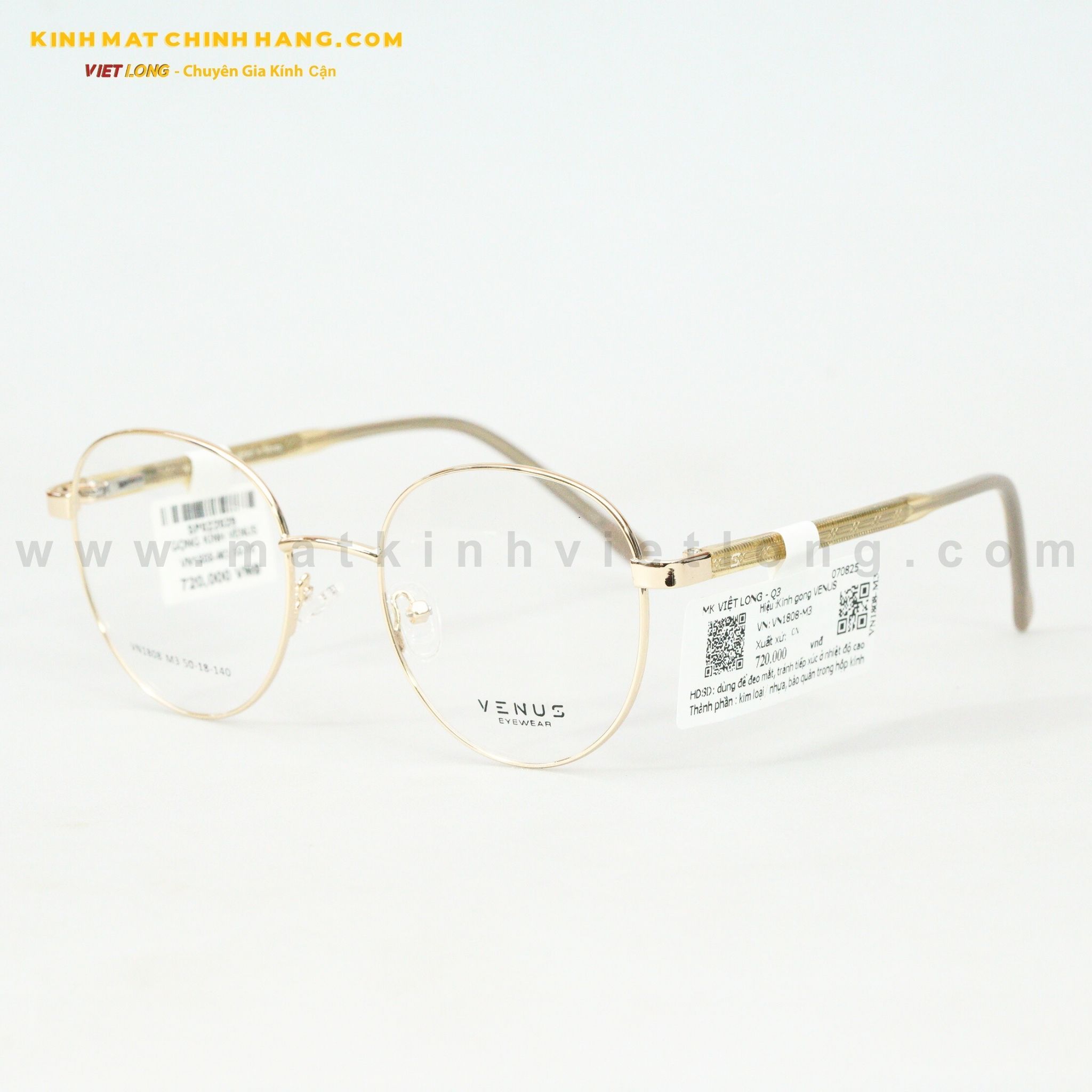  GỌNG KÍNH VENUS VN1808-M3 50-18 