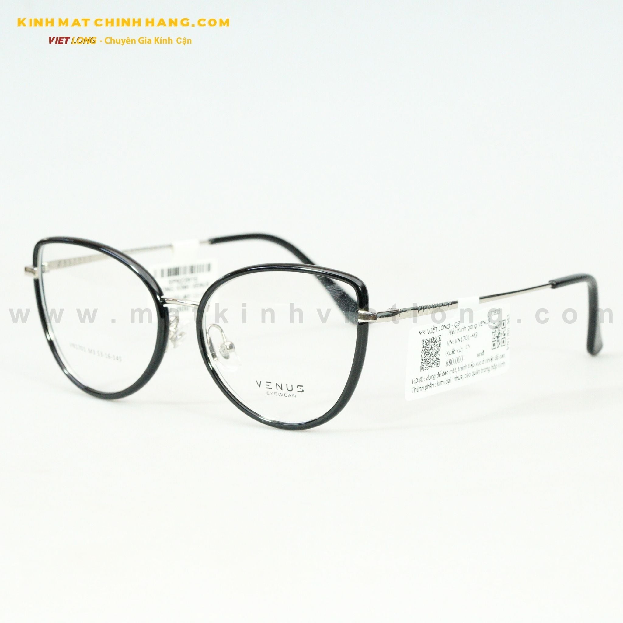  GỌNG KÍNH VENUS VN1701-M3 53-16 