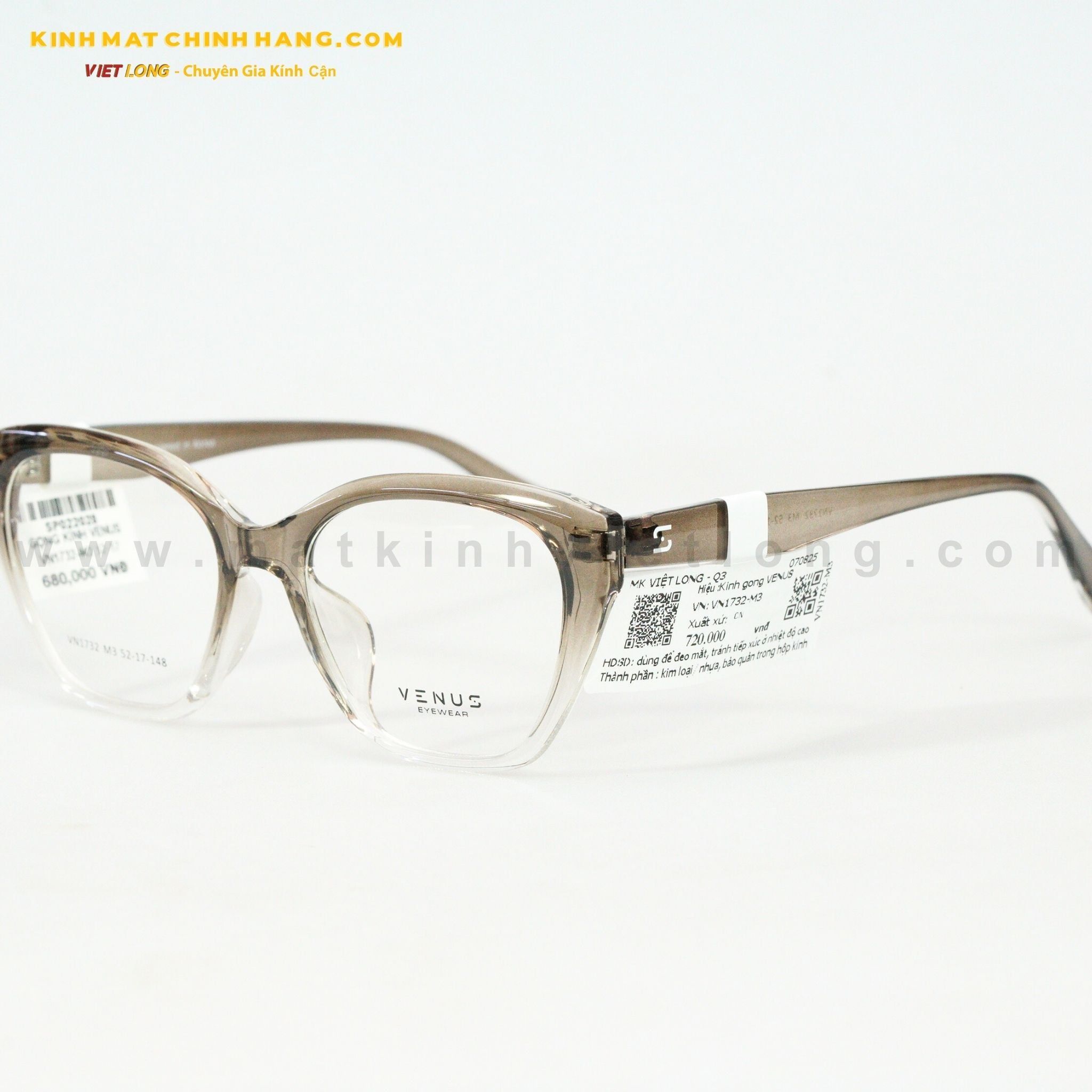  GỌNG KÍNH VENUS VN1732-M3 52-17 