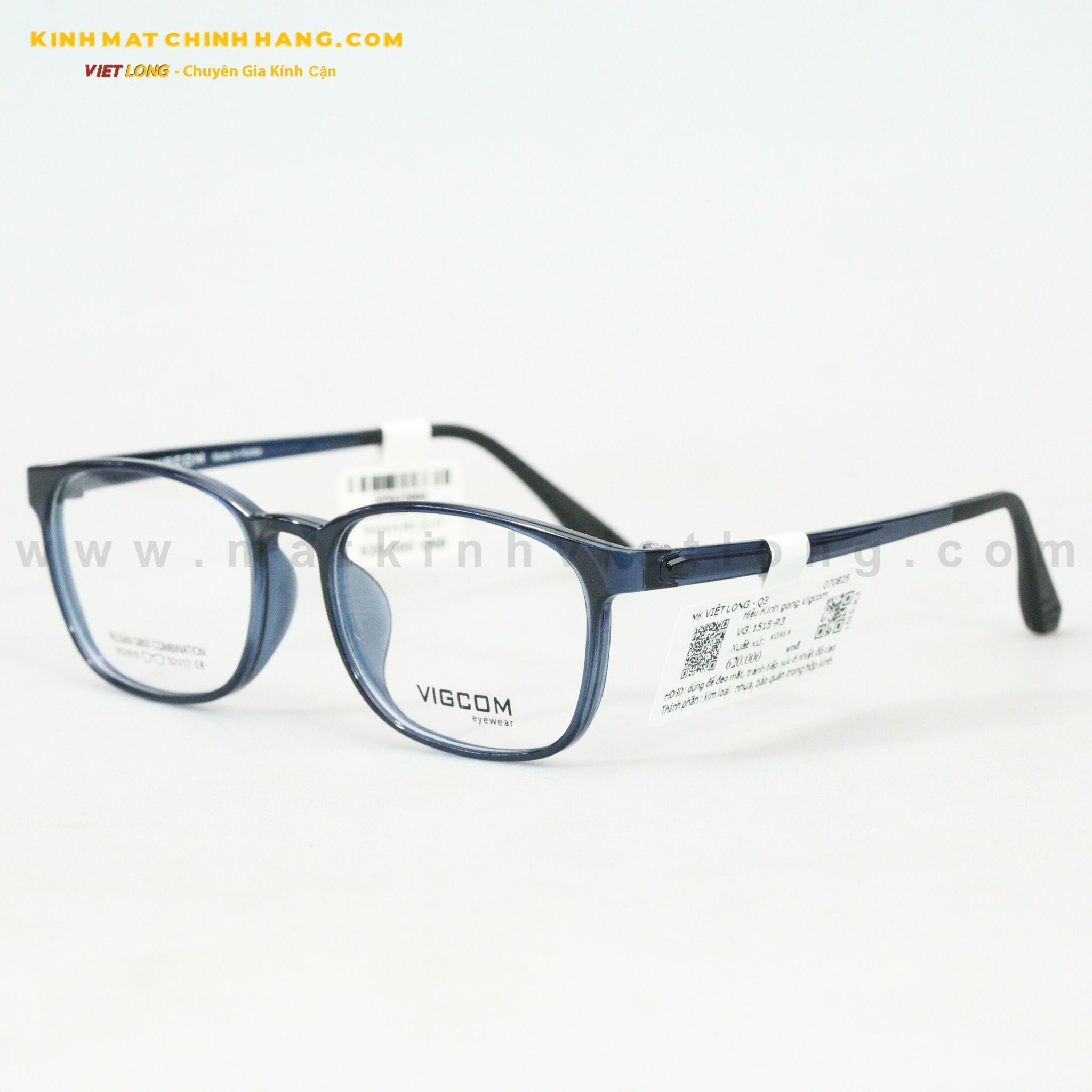  GỌNG KÍNH VIGCOM VG1515-R3 52-17 