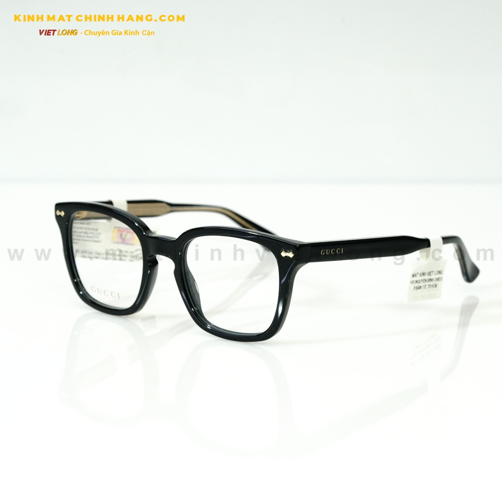  GỌNG KÍNH GUCCI GG0184O-001 50-21 