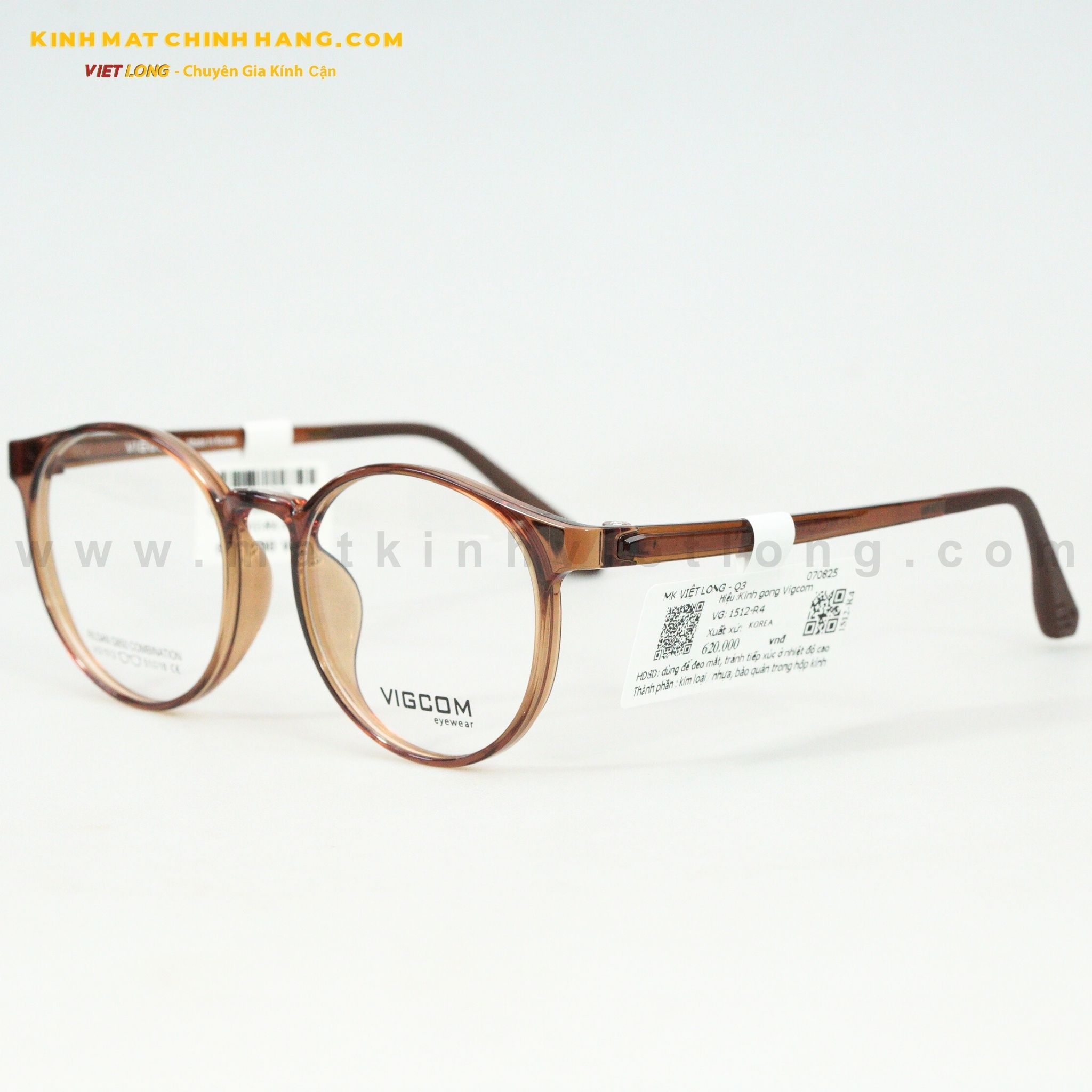  GỌNG KÍNH VIGCOM VG1512-R4 51-18 