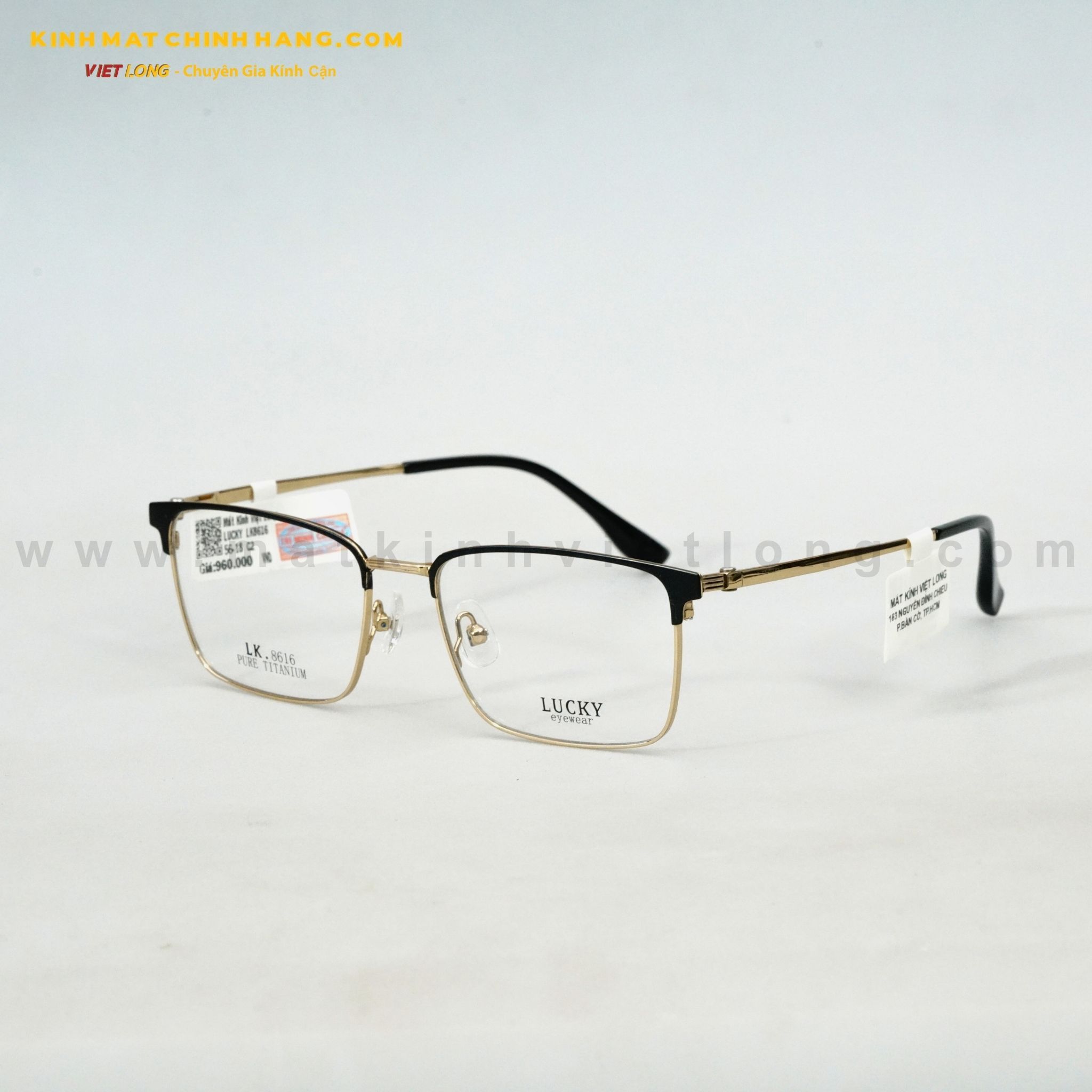  GỌNG KÍNH LUCKY LK8616-C2 56-18 