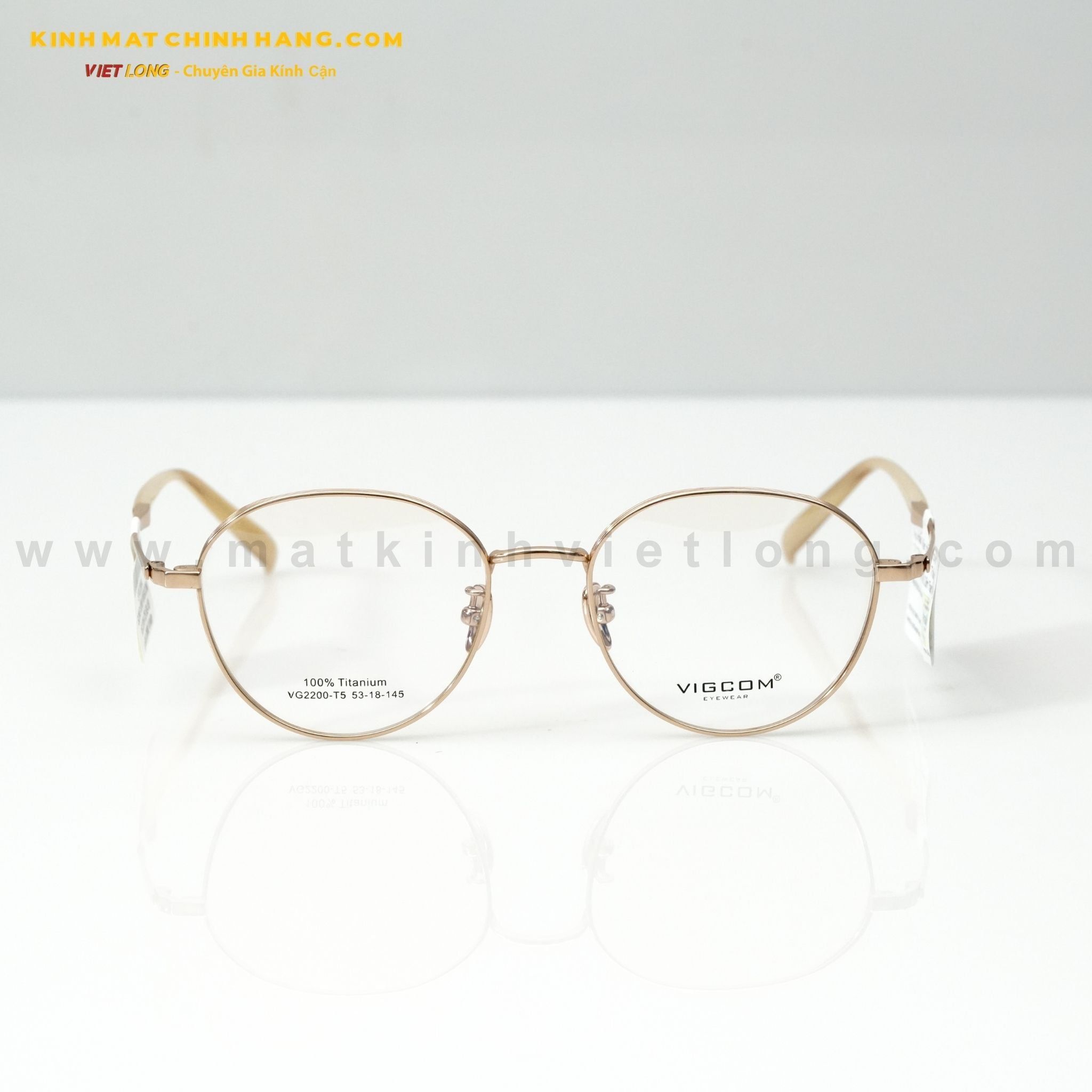  GỌNG KÍNH VIGCOM VG2200-T5 53-18 