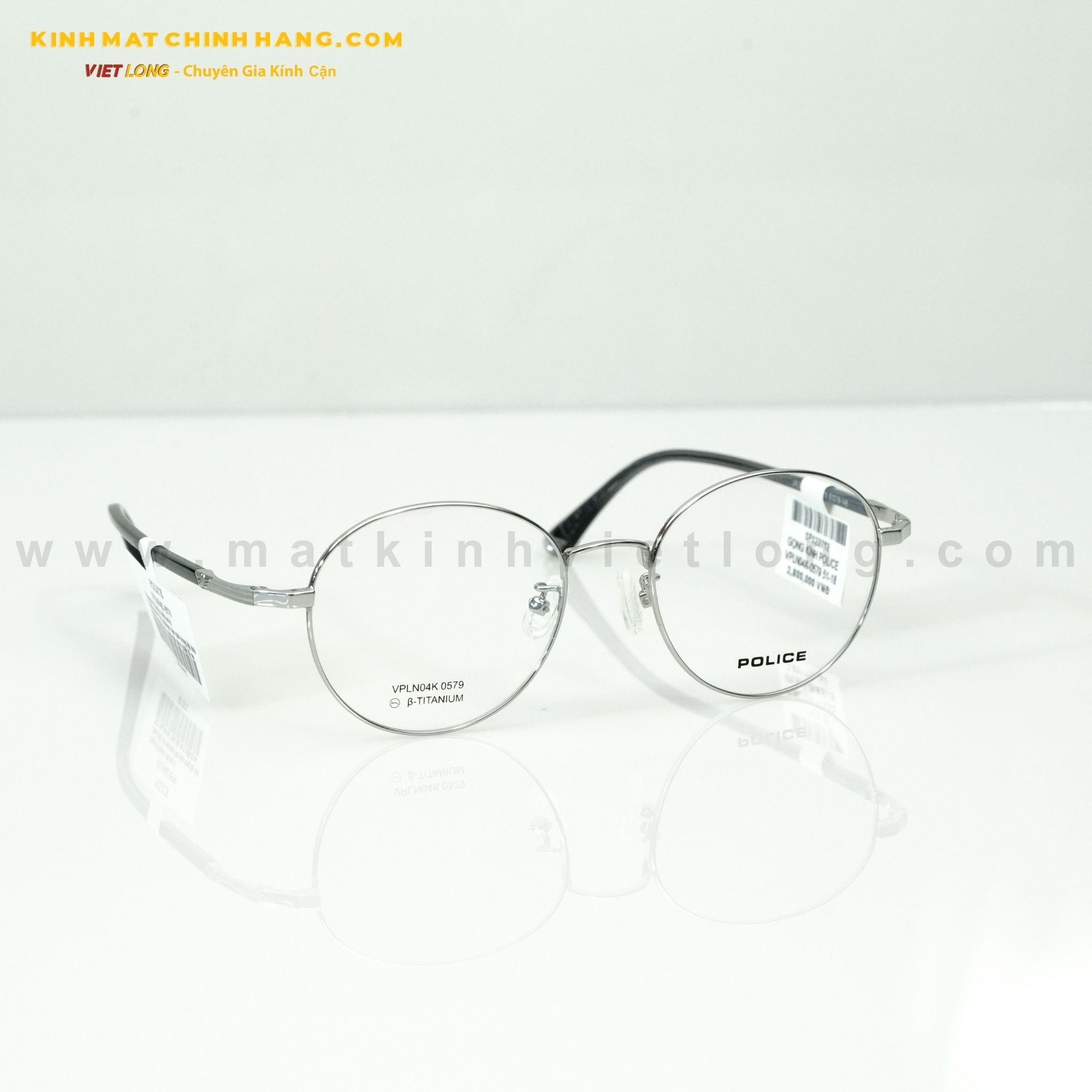  GỌNG KÍNH POLICE VPLN04K-0579 51-18 