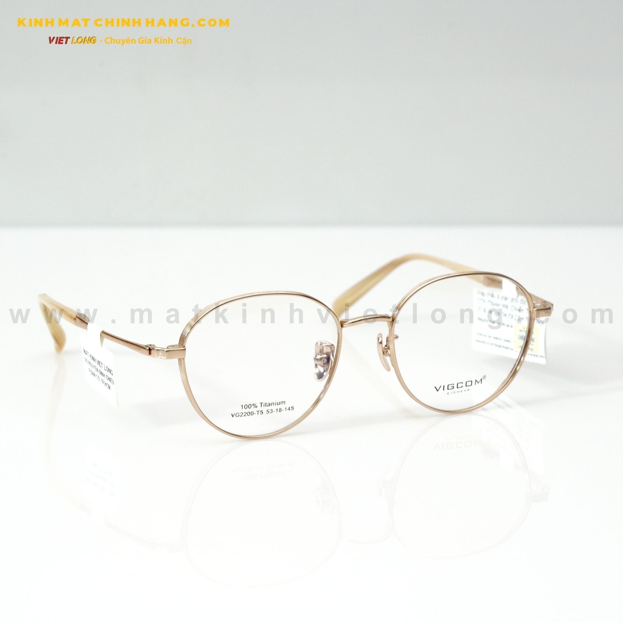  GỌNG KÍNH VIGCOM VG2200-T5 53-18 