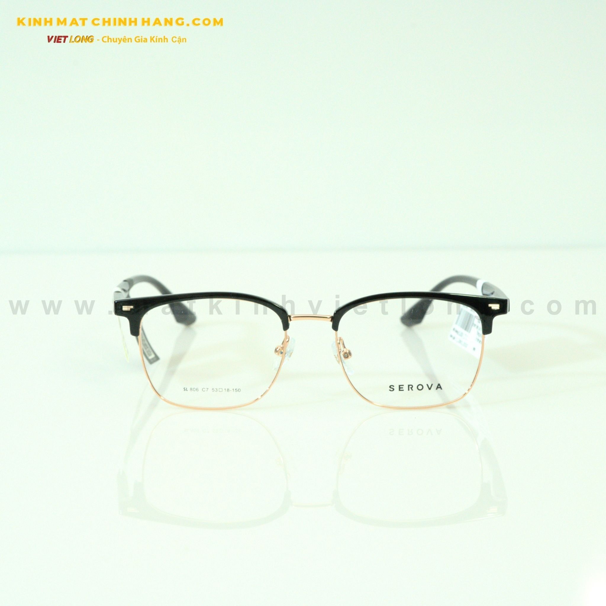  GỌNG KÍNH SEROVA SL806-C7 53-18 