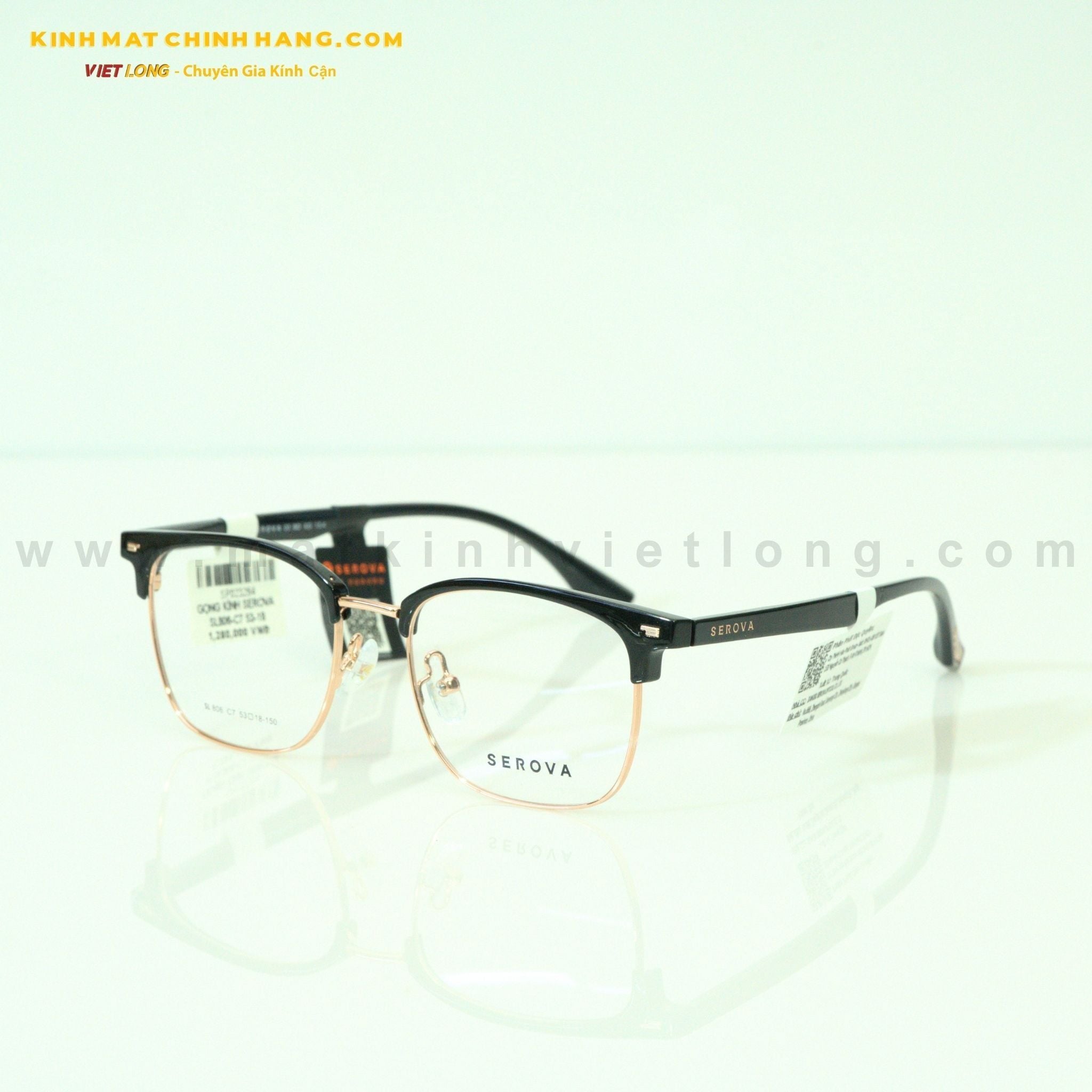  GỌNG KÍNH SEROVA SL806-C7 53-18 