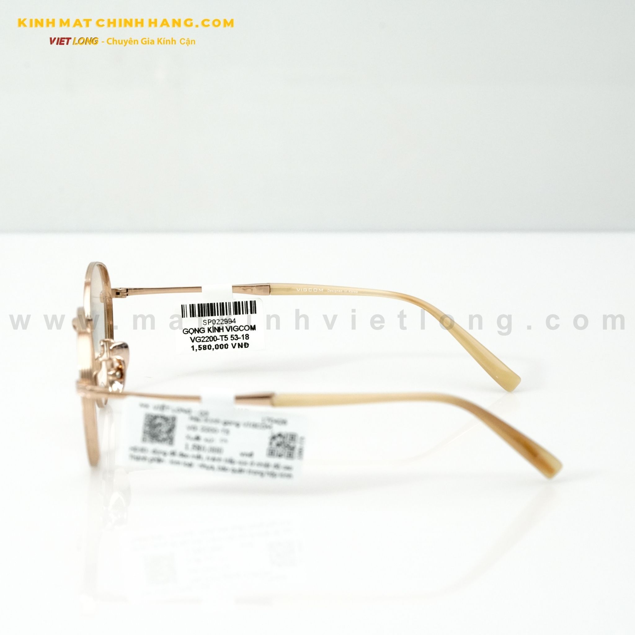  GỌNG KÍNH VIGCOM VG2200-T5 53-18 