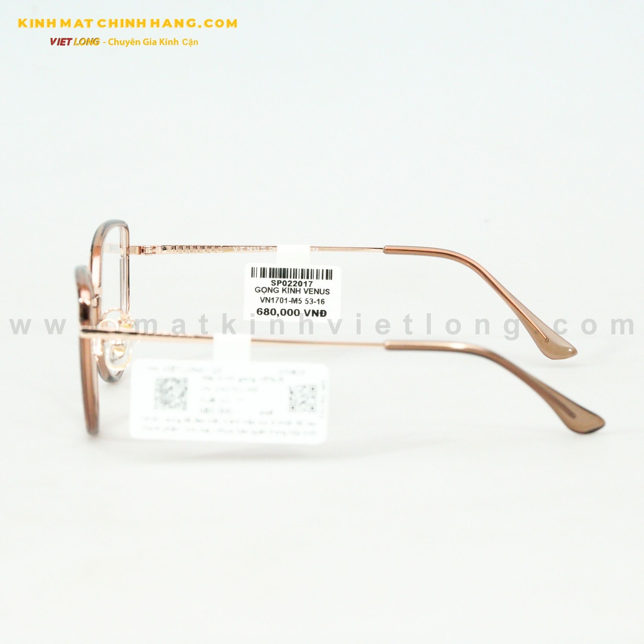  GỌNG KÍNH VENUS VN1701-M5 53-16 