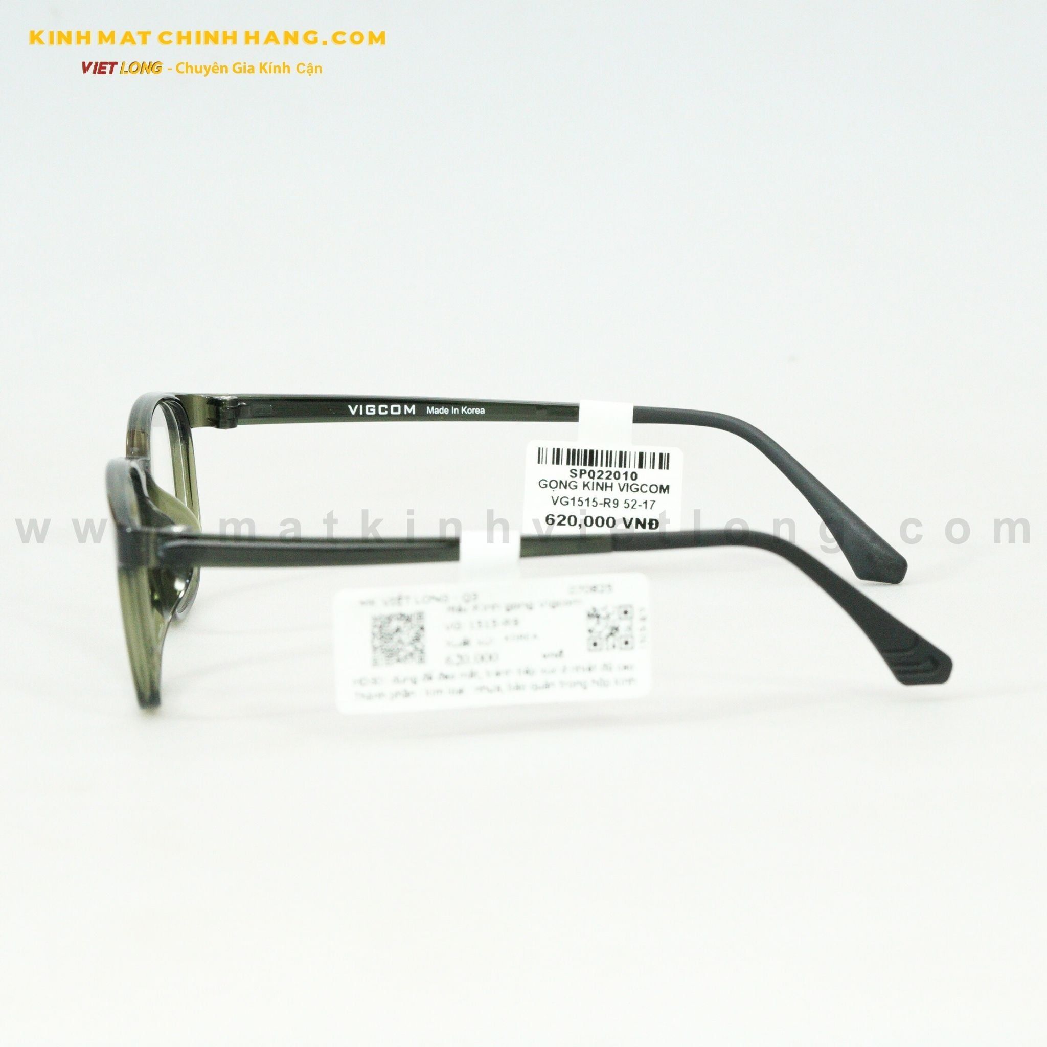  GỌNG KÍNH VIGCOM VG1515-R9 52-17 