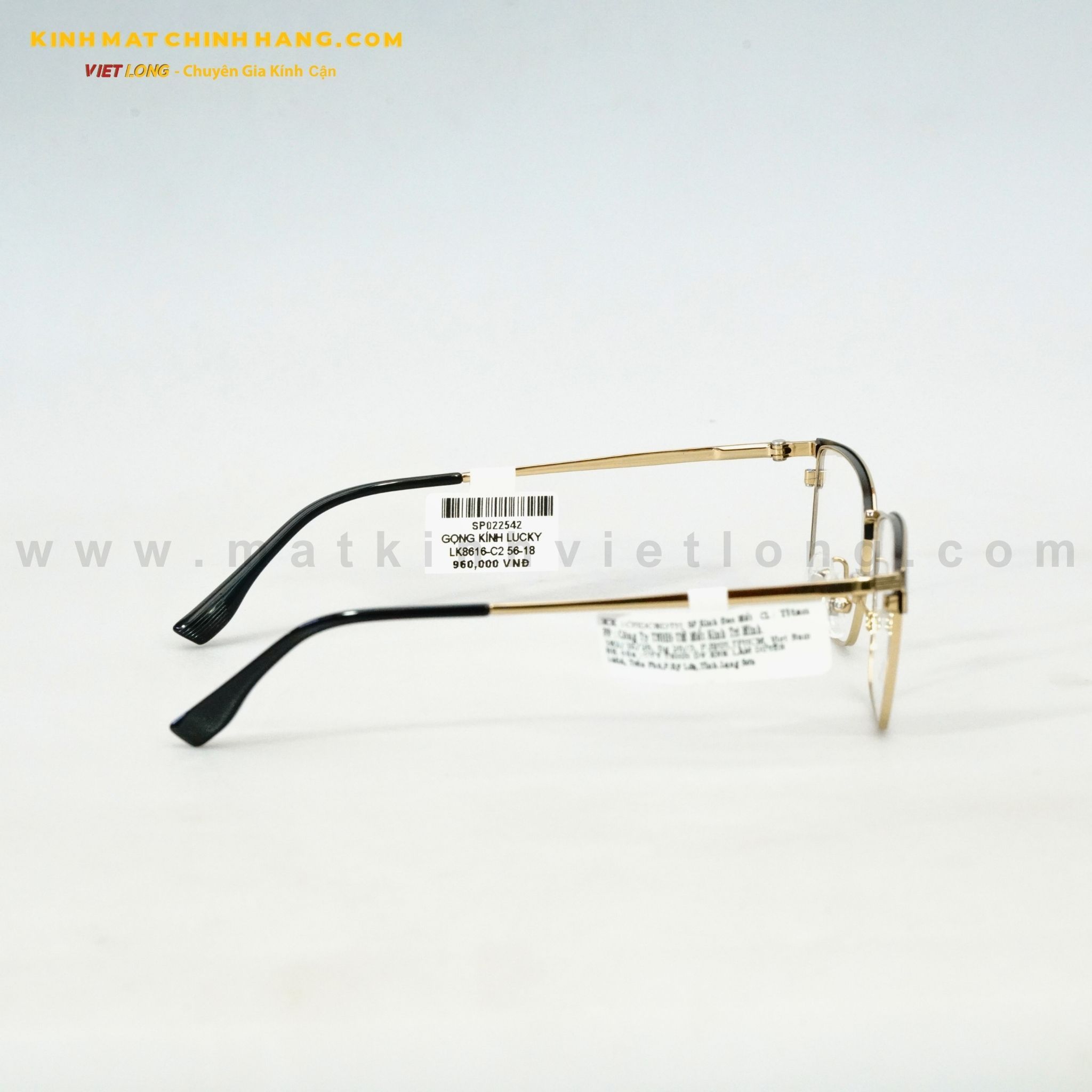  GỌNG KÍNH LUCKY LK8616-C2 56-18 
