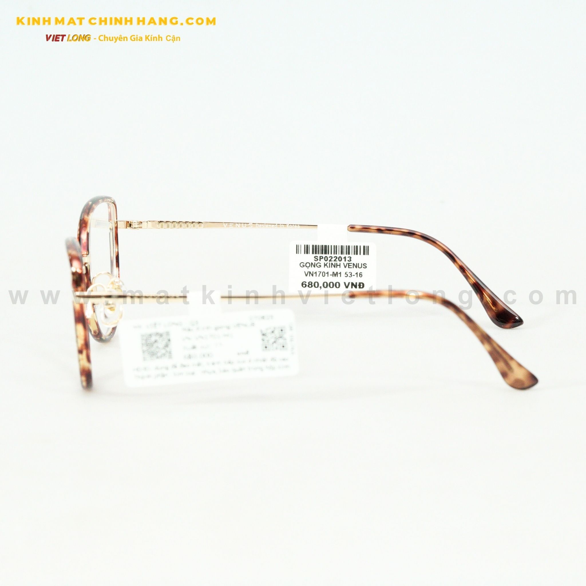  GỌNG KÍNH VENUS VN1701-M1 53-16 