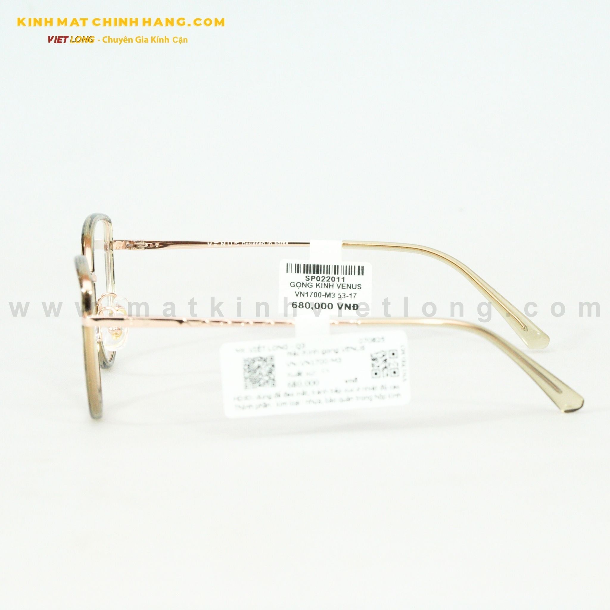  GỌNG KÍNH VENUS VN1700-M3 53-17 