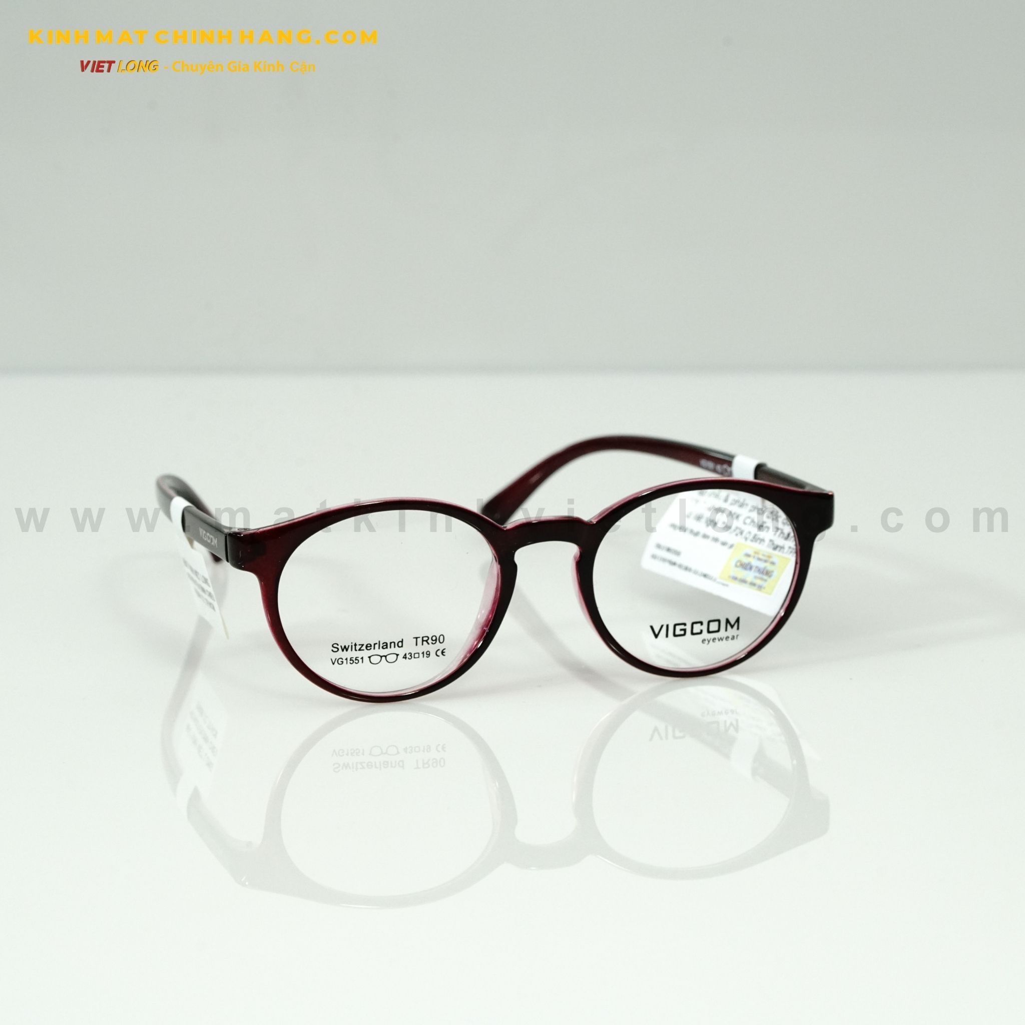  GỌNG KÍNH VIGCOM VG1551-K5 43-19 