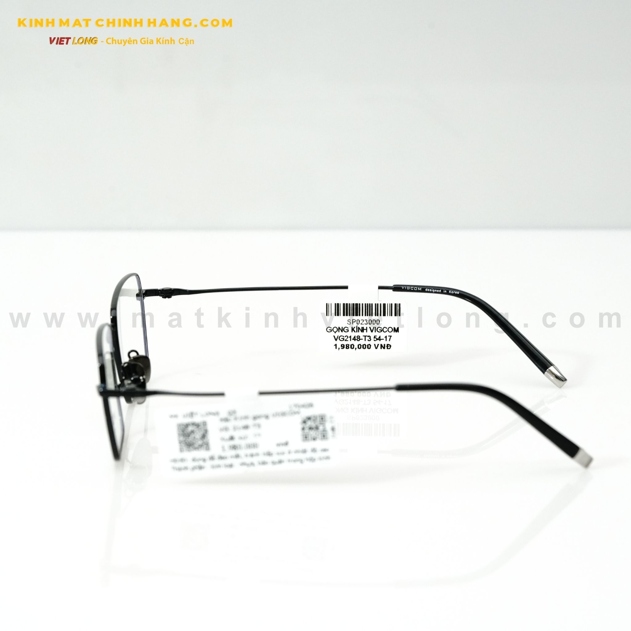  GỌNG KÍNH VIGCOM VG2148-T3 54-17 