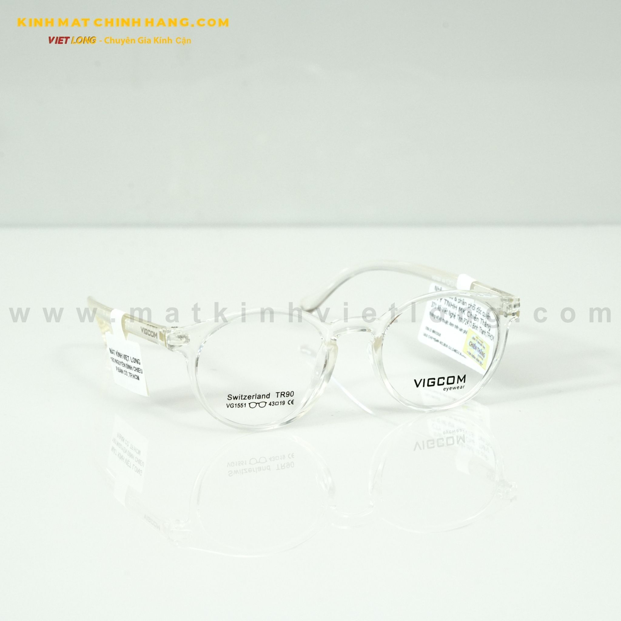  GỌNG KÍNH VIGCOM VG1551-K4 43-19 