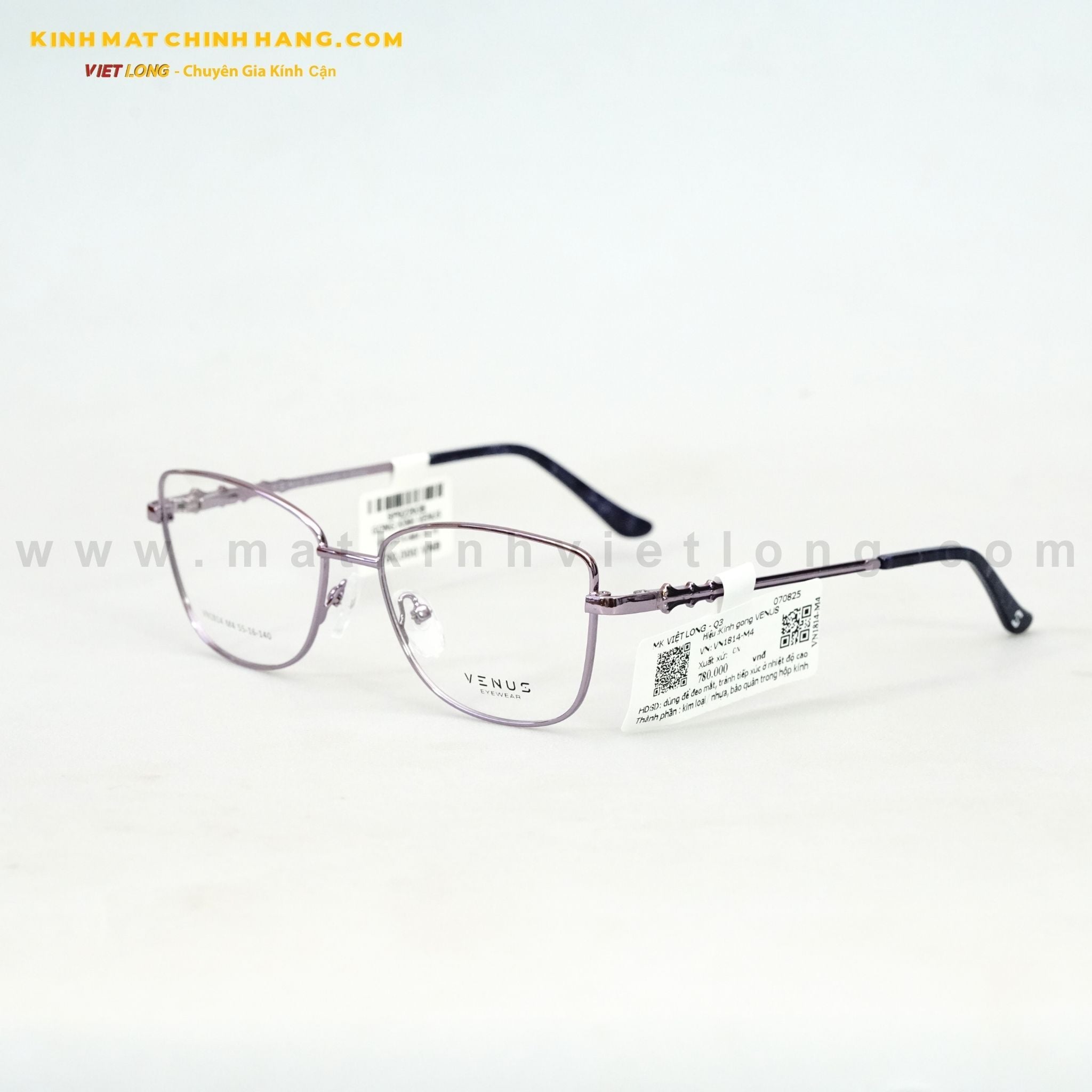  GỌNG KÍNH VENUS VN1814-M3 55-16 