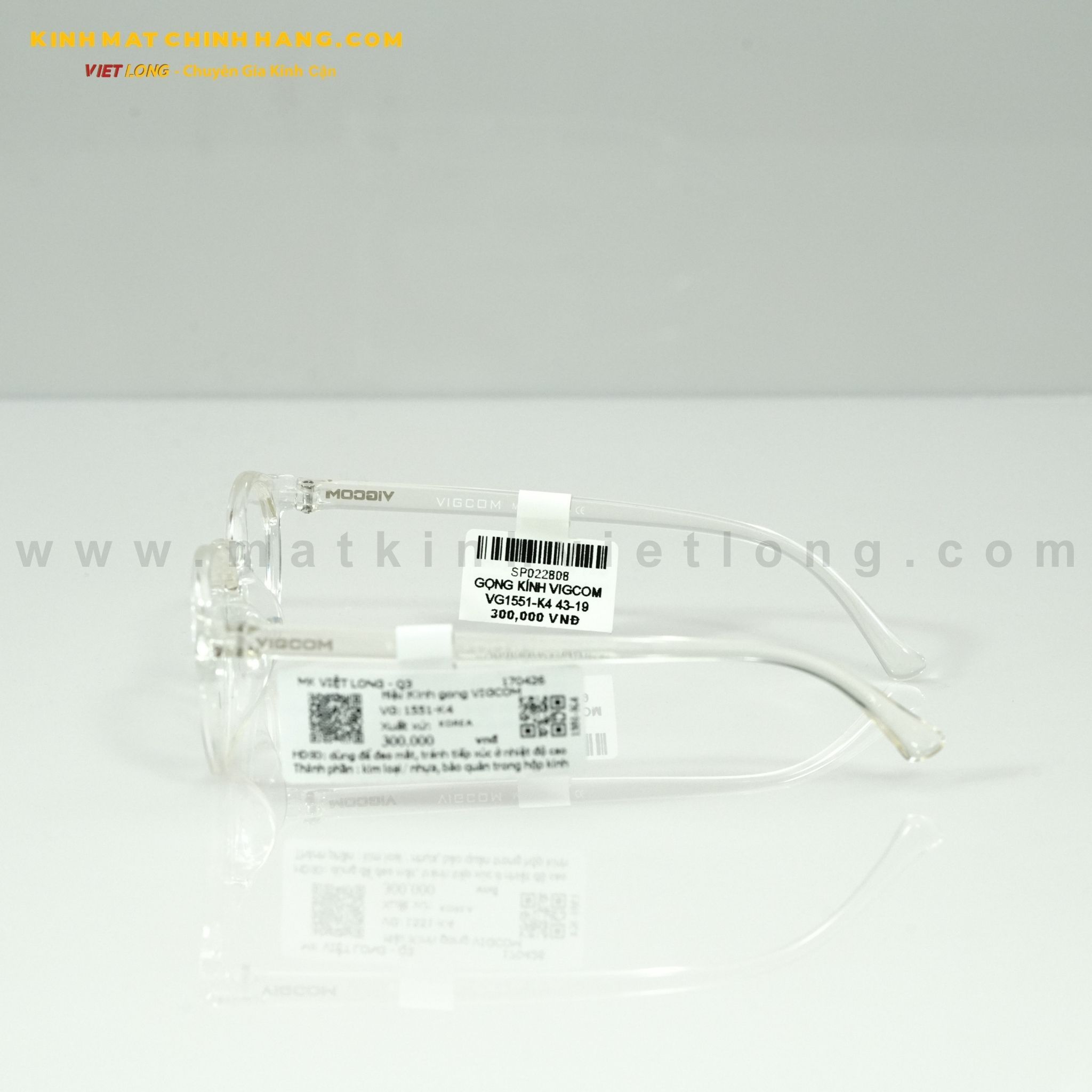  GỌNG KÍNH VIGCOM VG1551-K4 43-19 