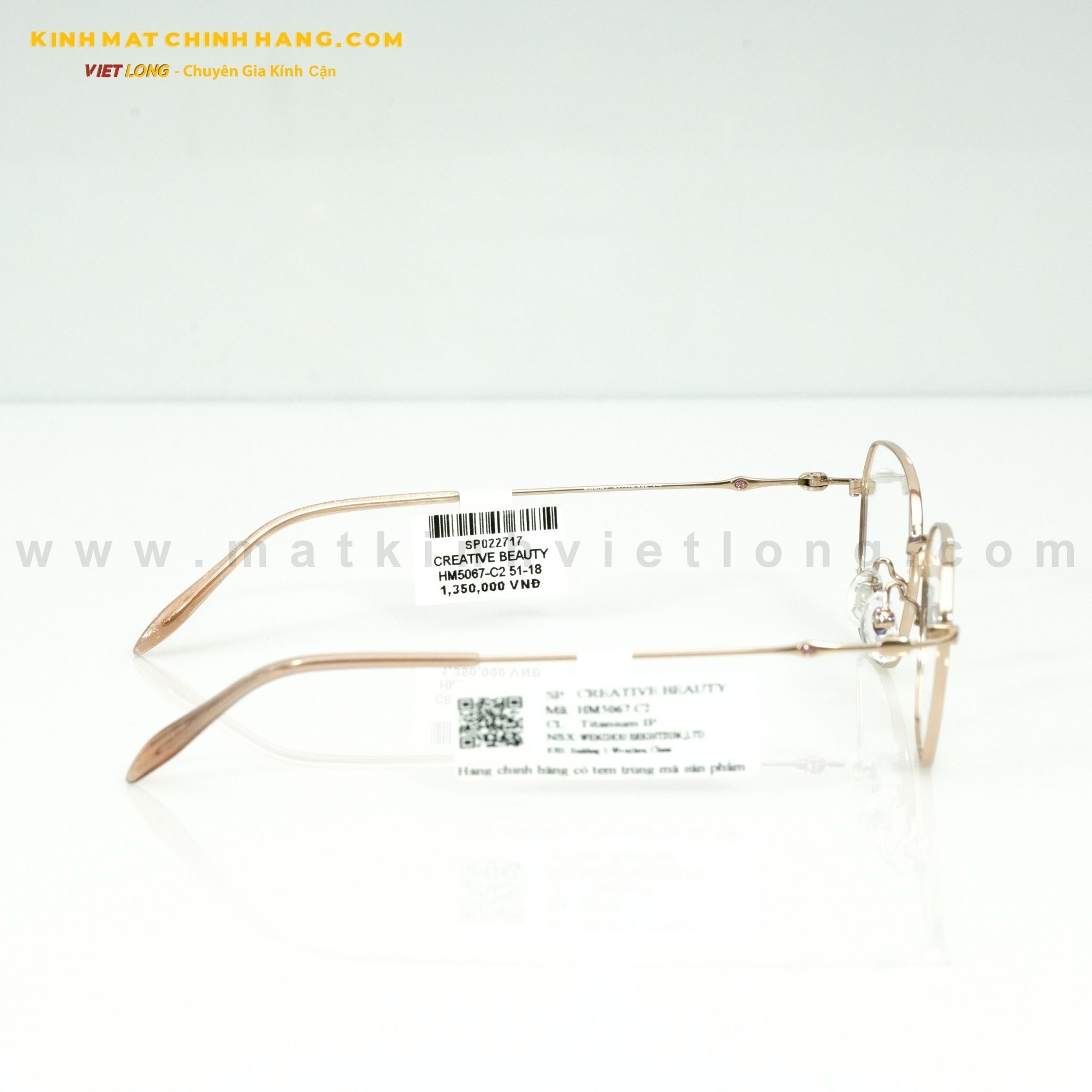  GỌNG KÍNH CREATIVE BEAUTY HM5067-C2 51-18 
