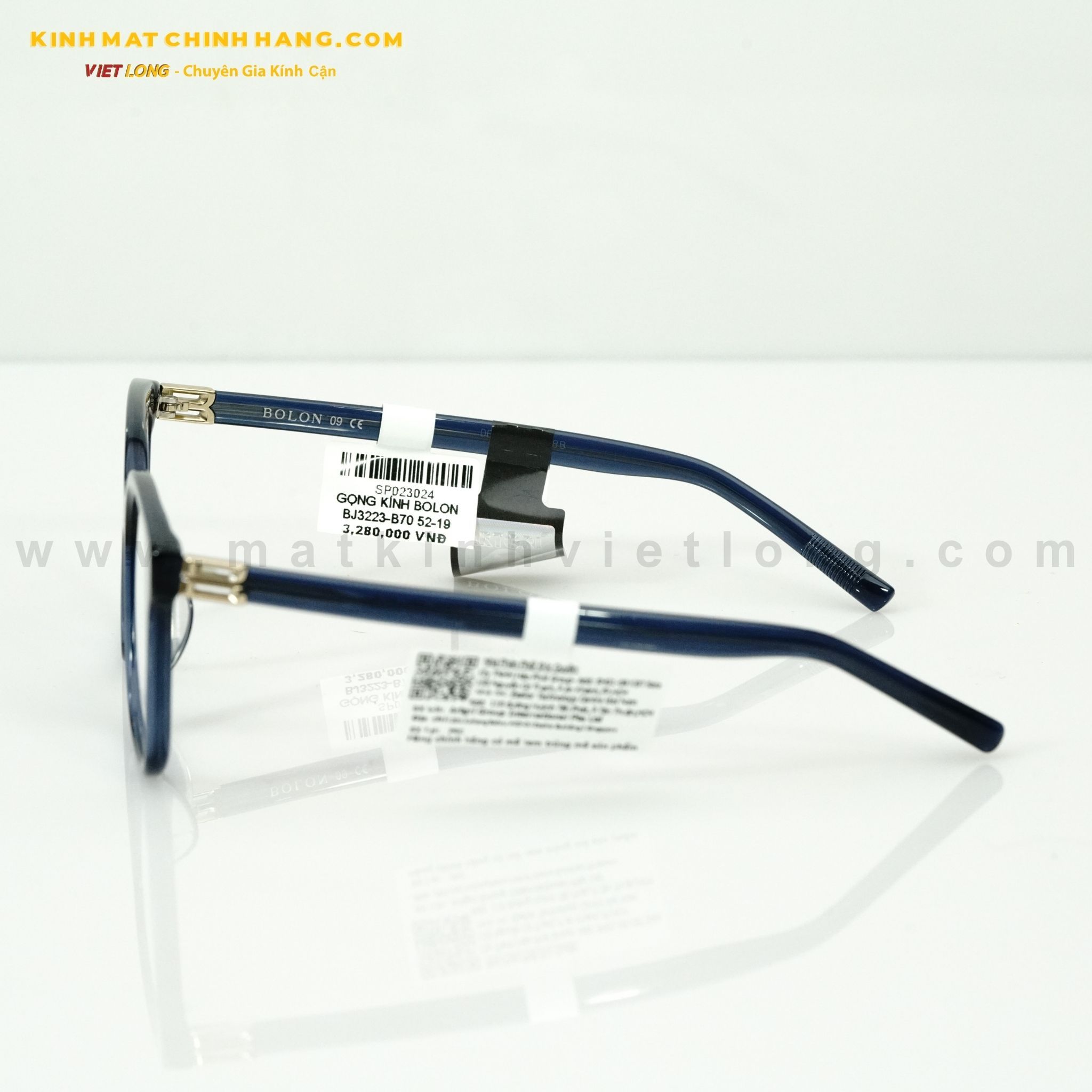  GỌNG KÍNH BOLON BJ3223-B70 52-19 
