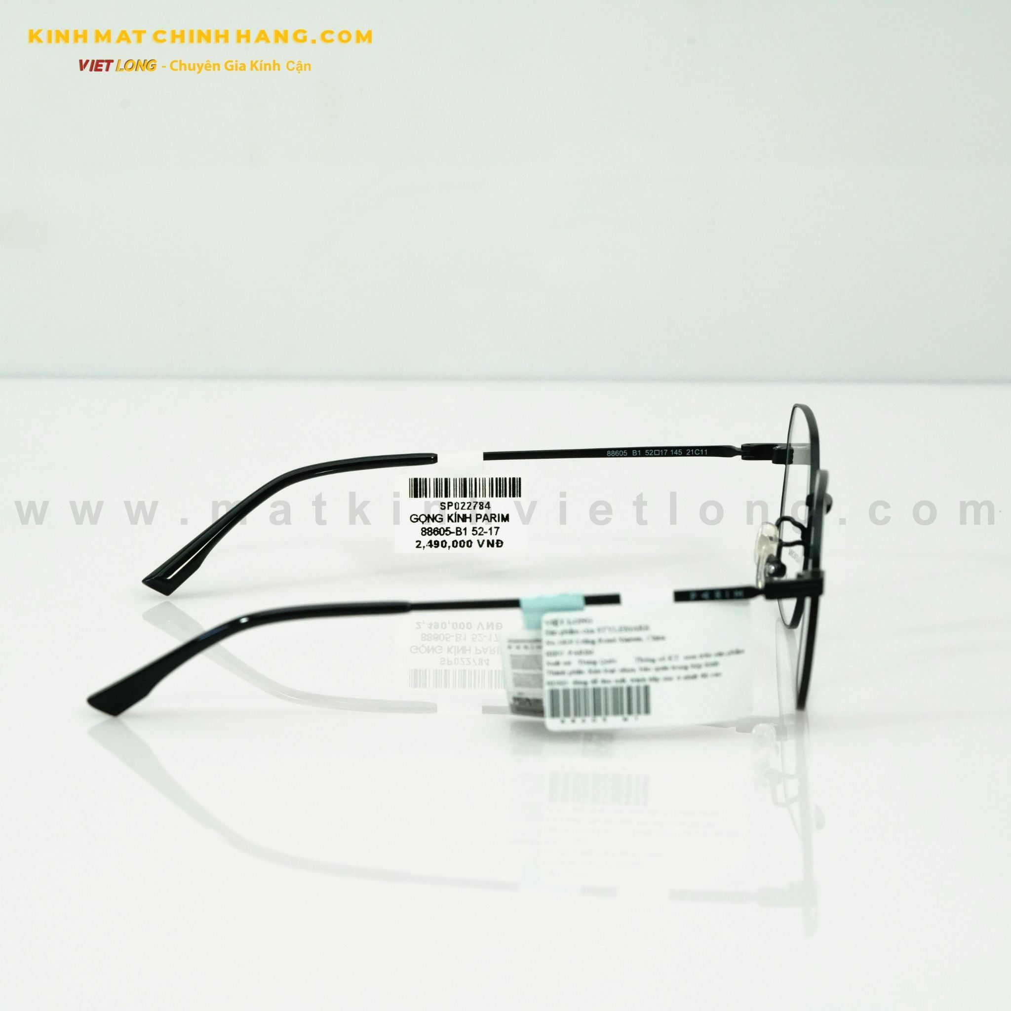  GỌNG KÍNH PARIM 88605-B1 52-17 