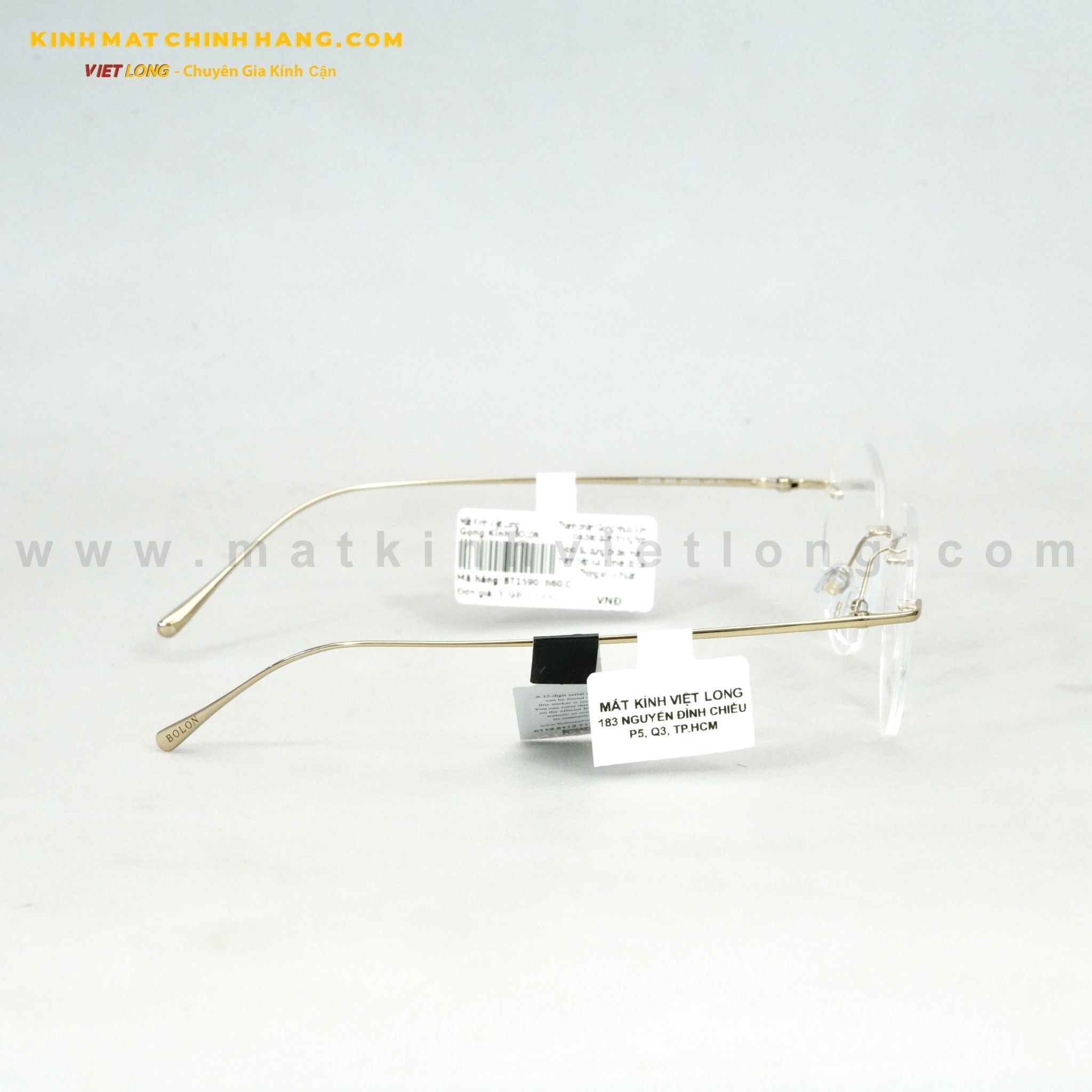  GỌNG KÍNH BOLON BT1590 - B60 49-19 