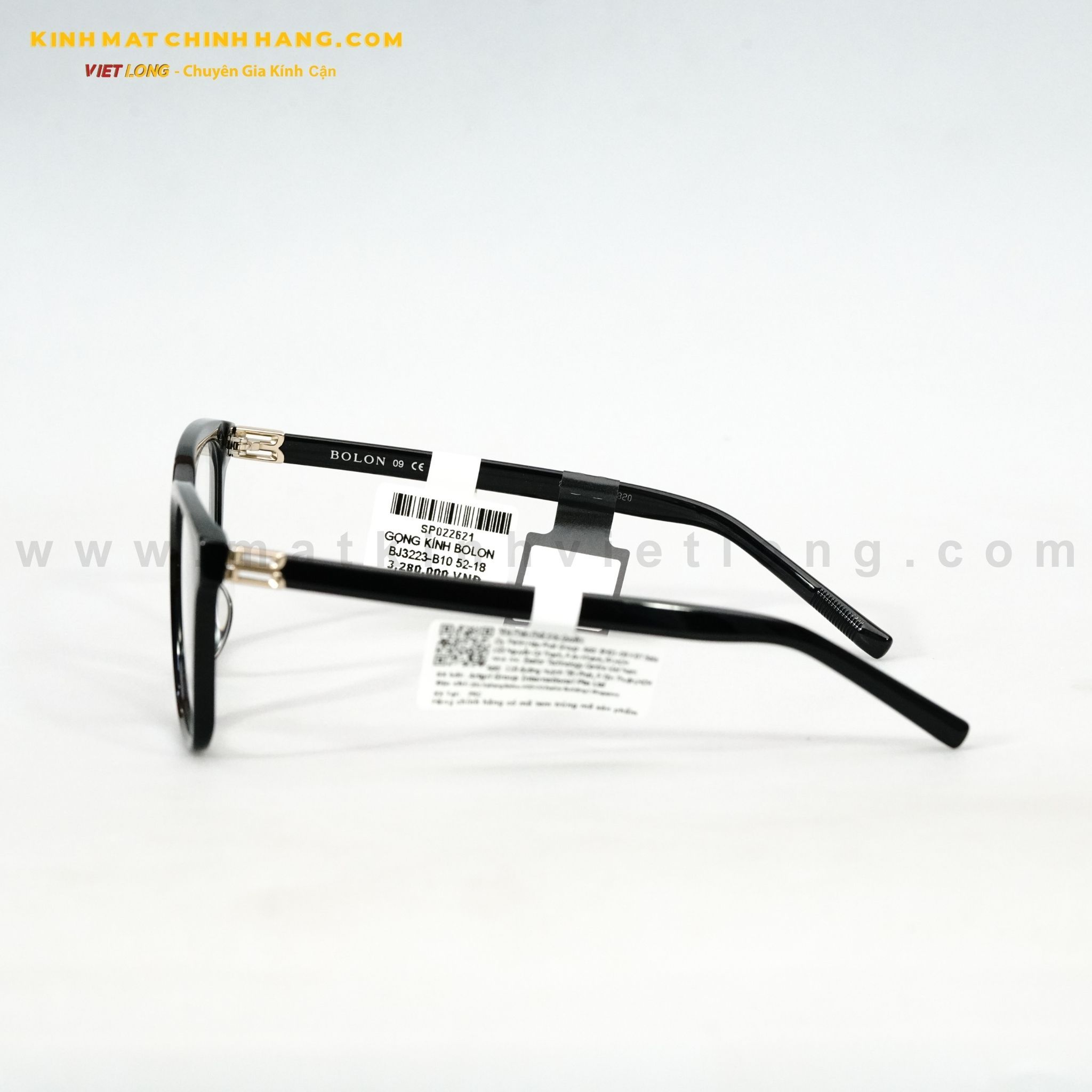  GỌNG KÍNH BOLON BJ3223-B10 52-18 