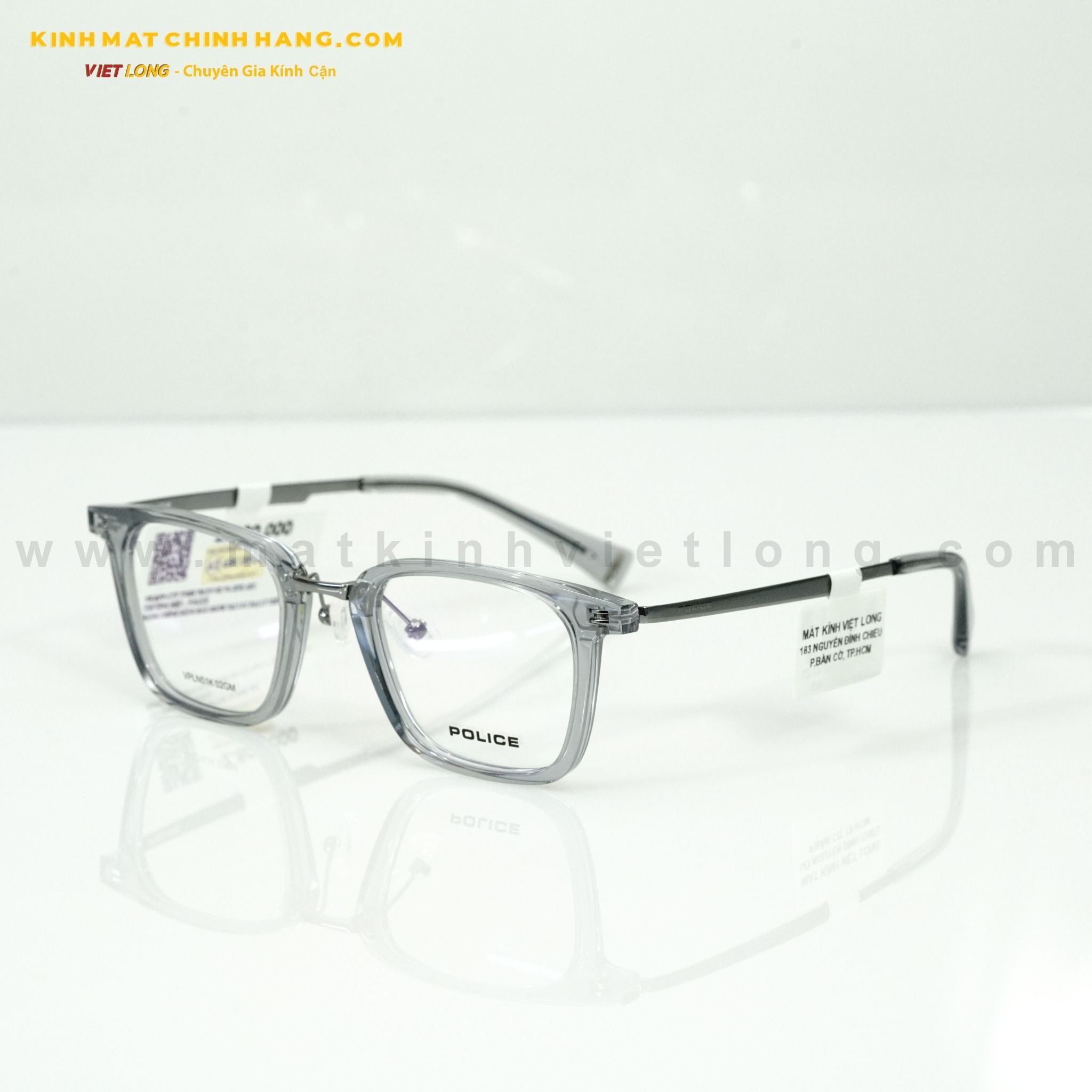  GỌNG KÍNH POLICE VPLN51K-02GM 47-23 