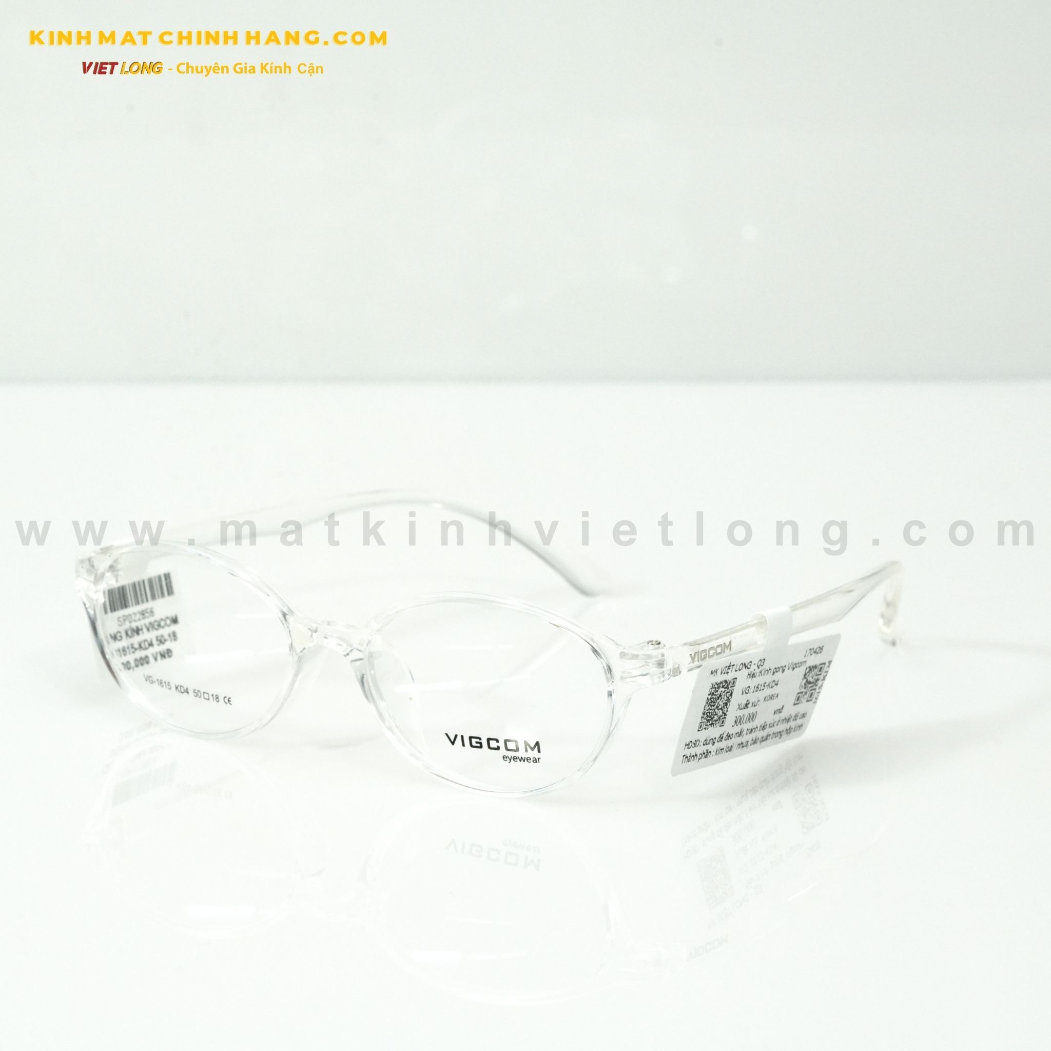  GỌNG KÍNH VIGCOM VG1615-KD4 50-18 