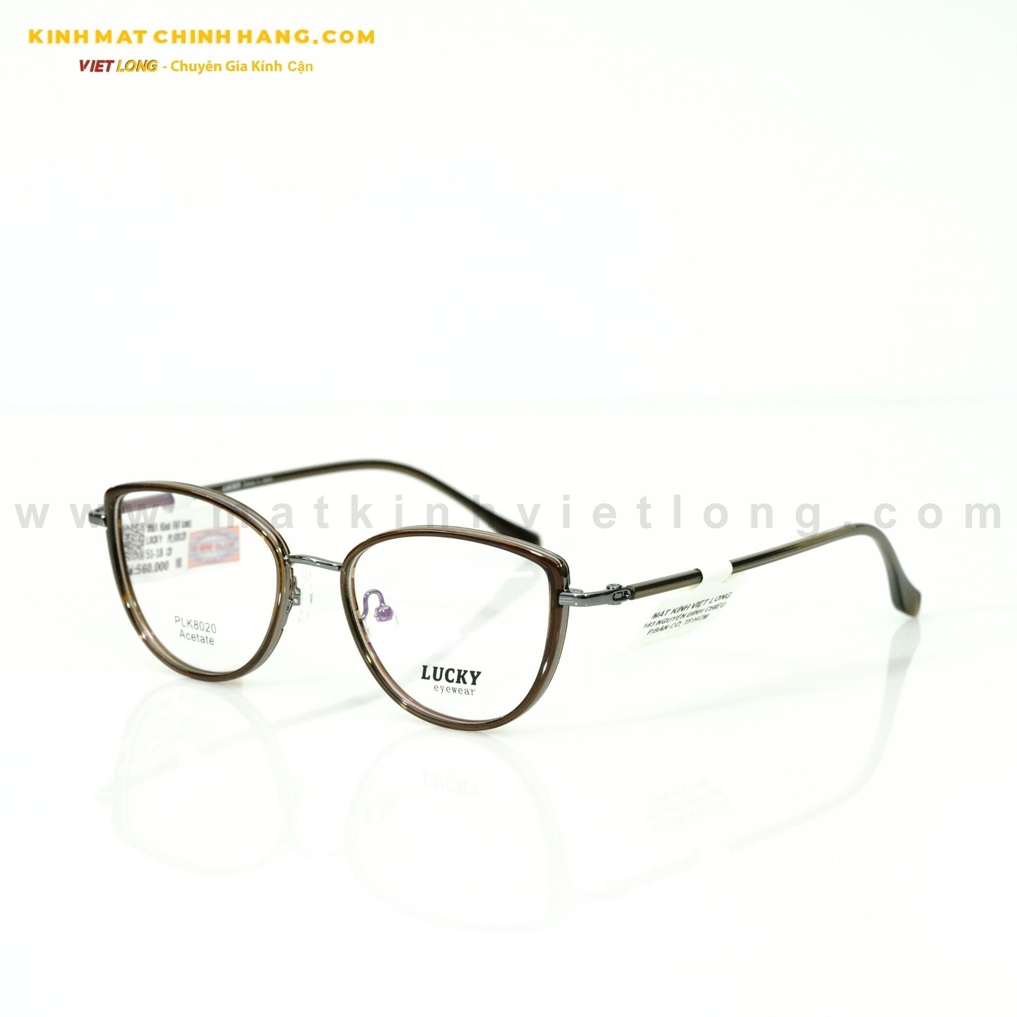  GỌNG KÍNH LUCKY PLK8020-C8 51-18 