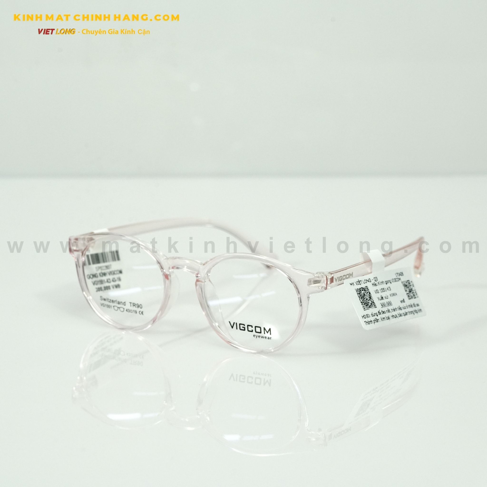  GỌNG KÍNH VIGCOM VG1551-K3 43-19 